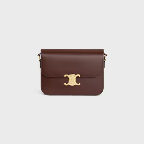 Classic Triomphe Bag In Shiny Calfskin