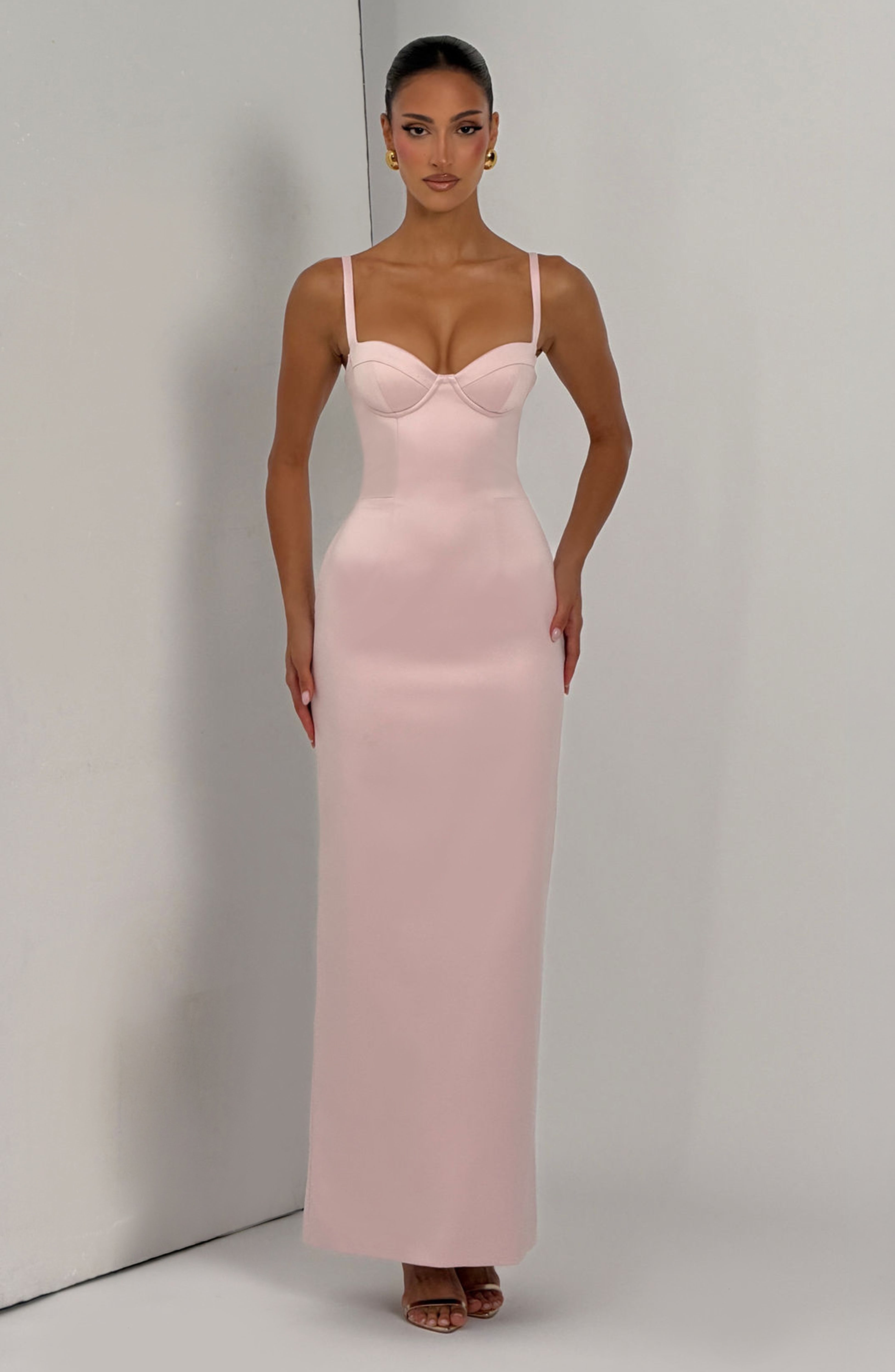minilena Bennett Maxi Dress Blush