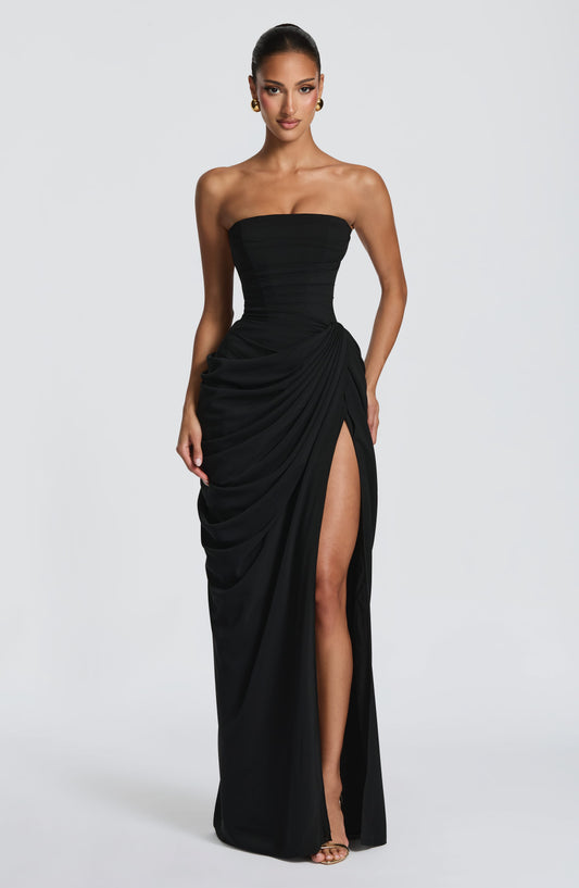 minilena Cyra Maxi Dress Black