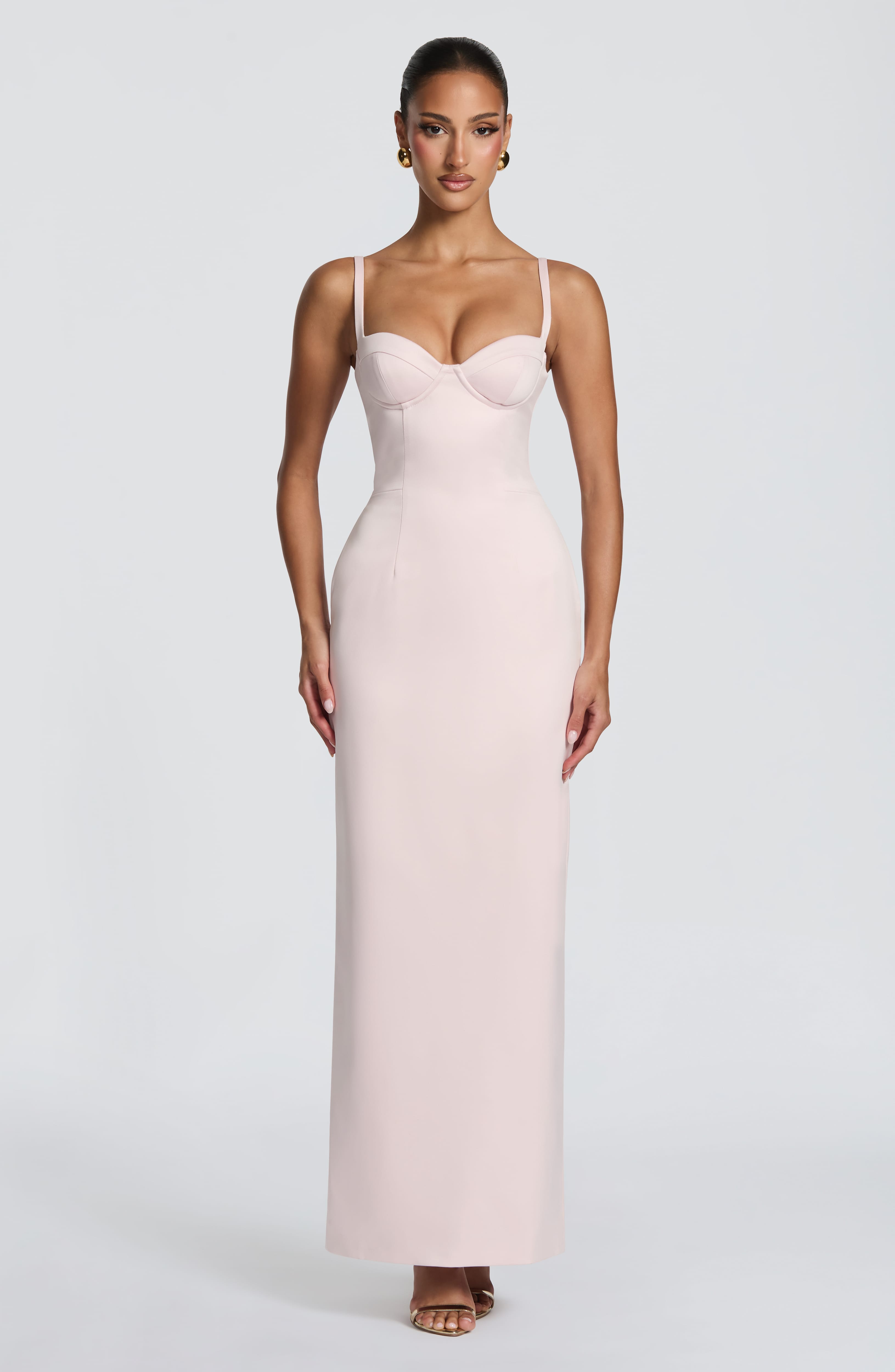 minilena Bennett Maxi Dress Blush