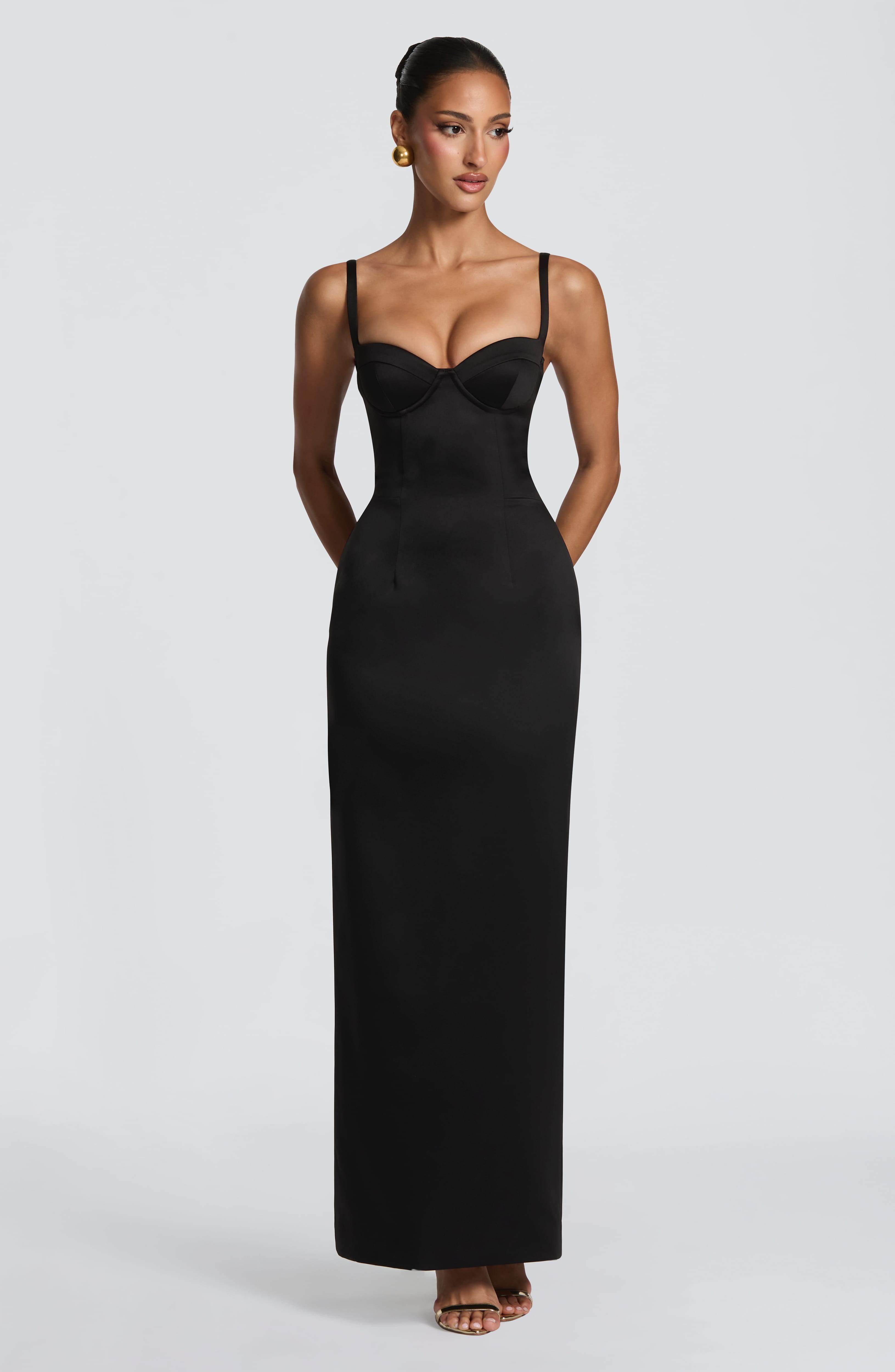 minilena Bennett Maxi Dress Black