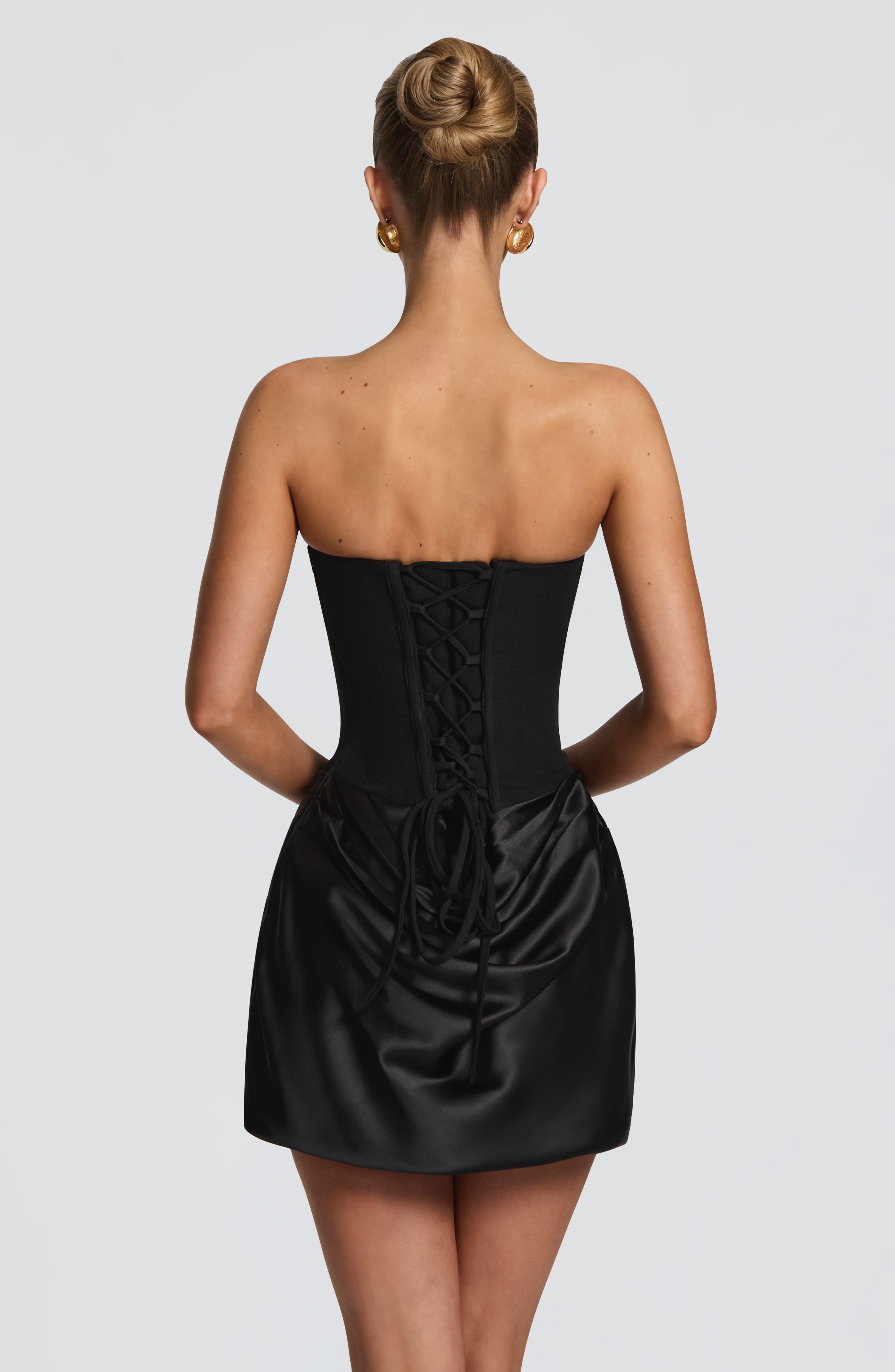 minilena Maggie Mini Dress Black