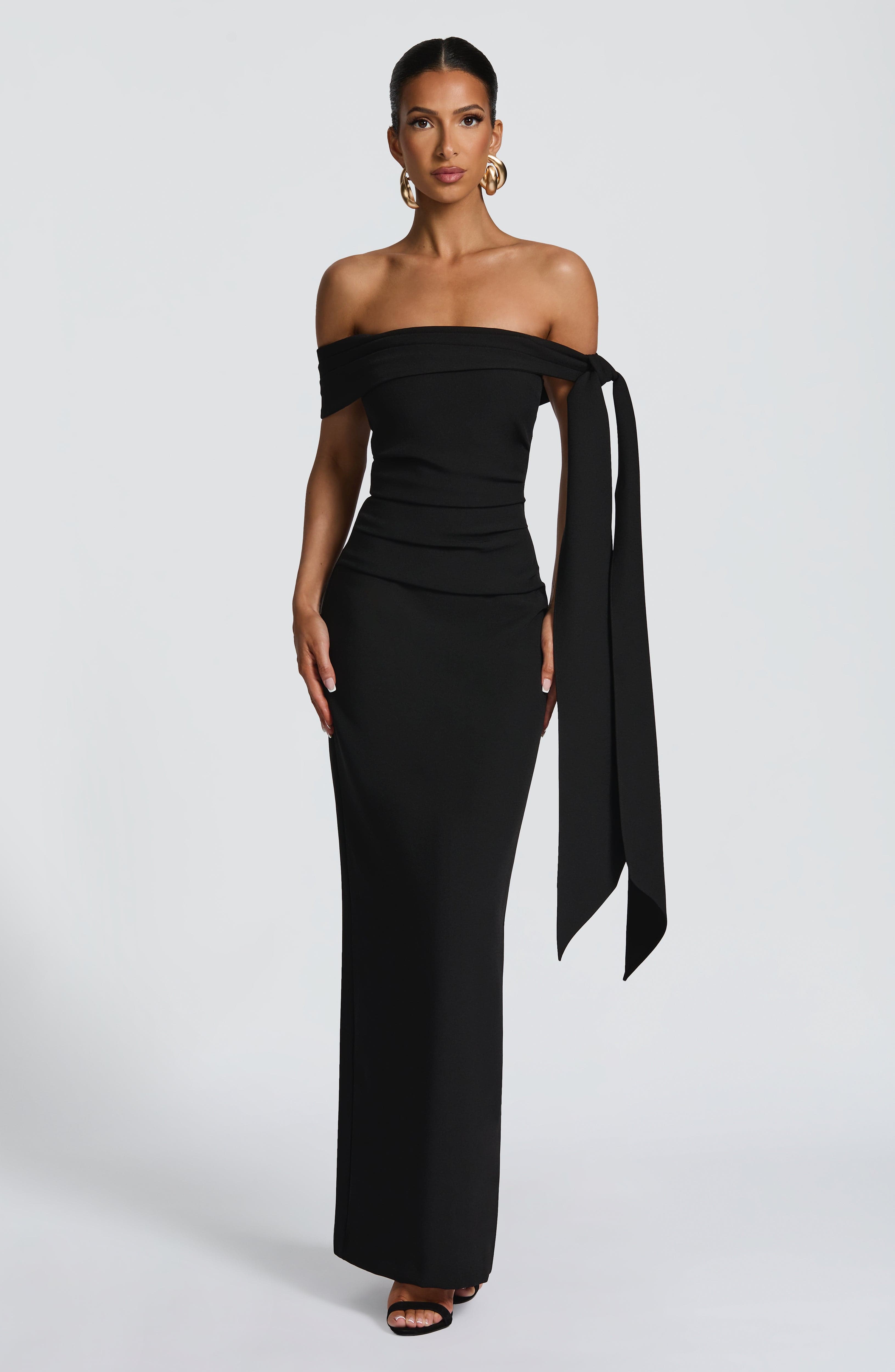 minilena Addie Maxi Dress Black