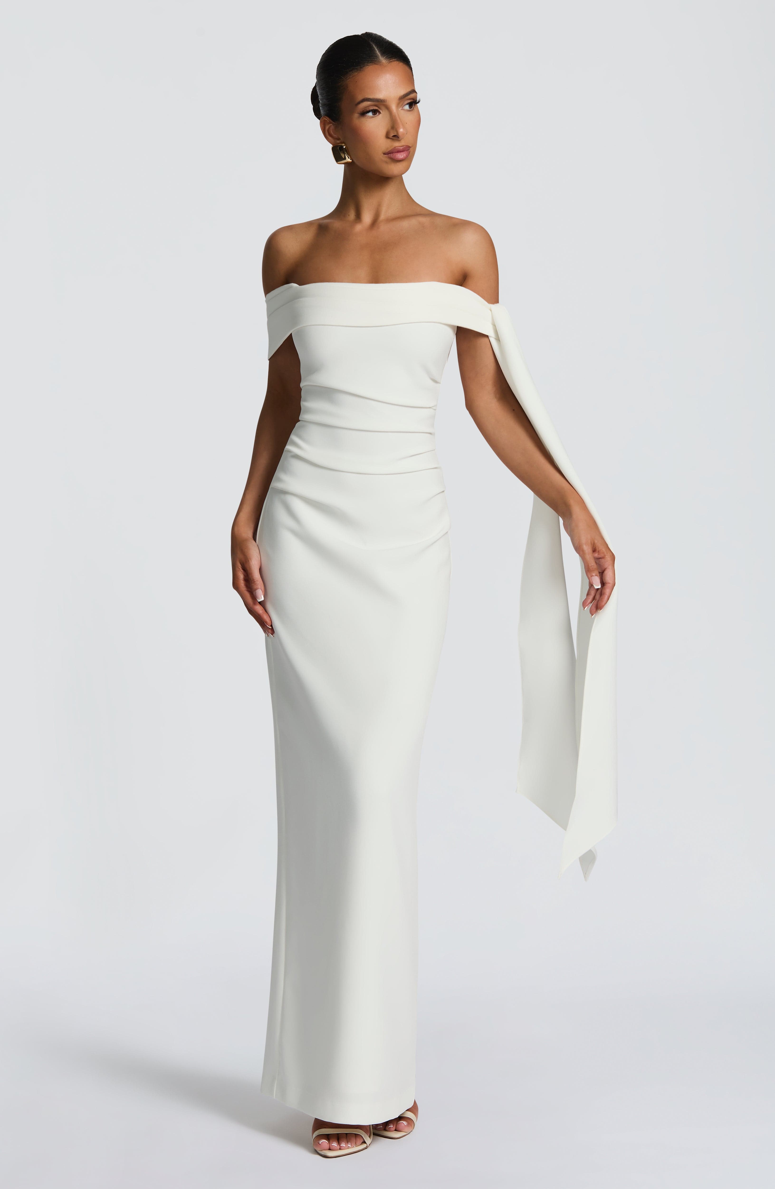 minilena Addie Maxi Dress Ivory