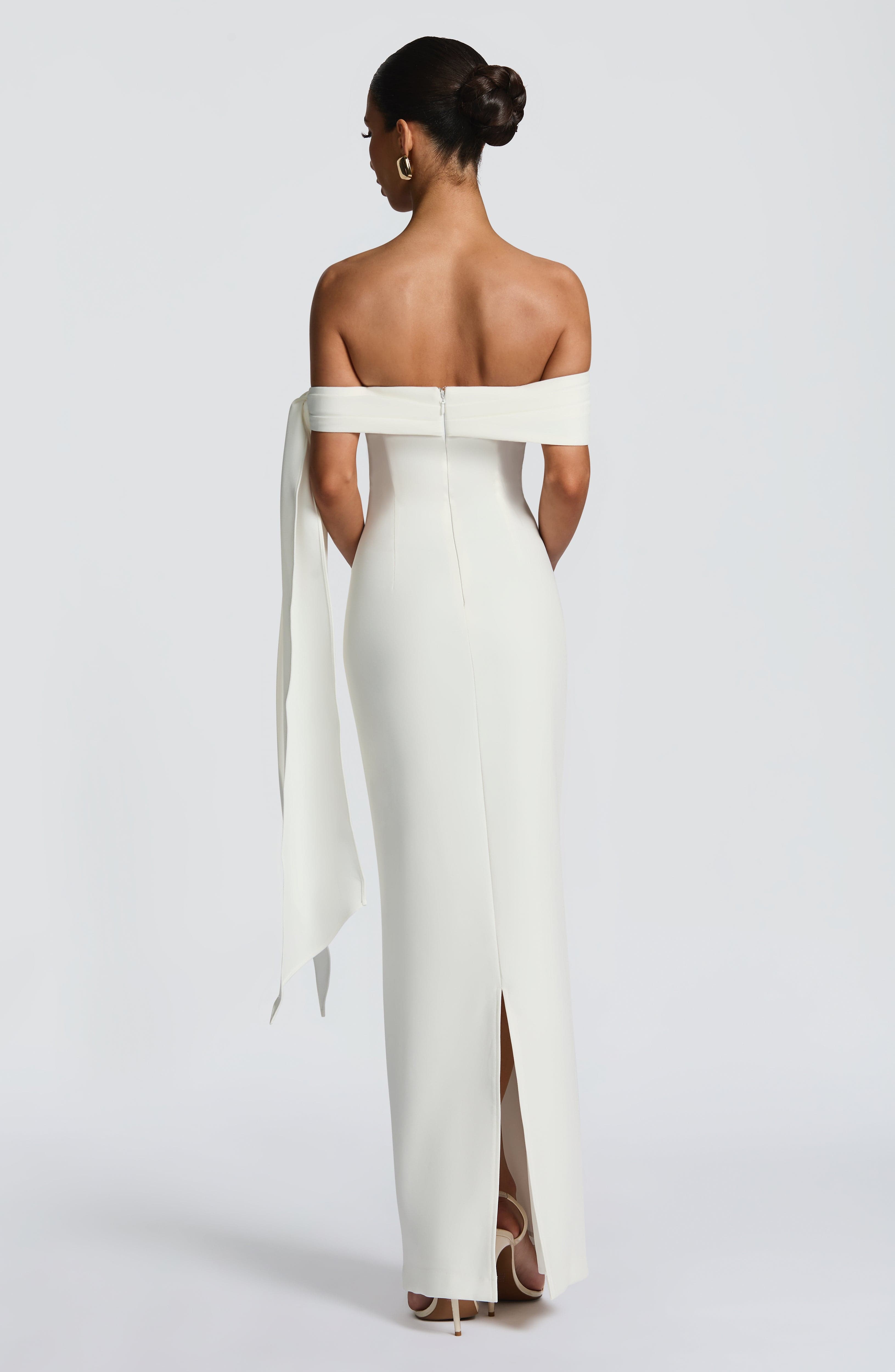minilena Addie Maxi Dress Ivory