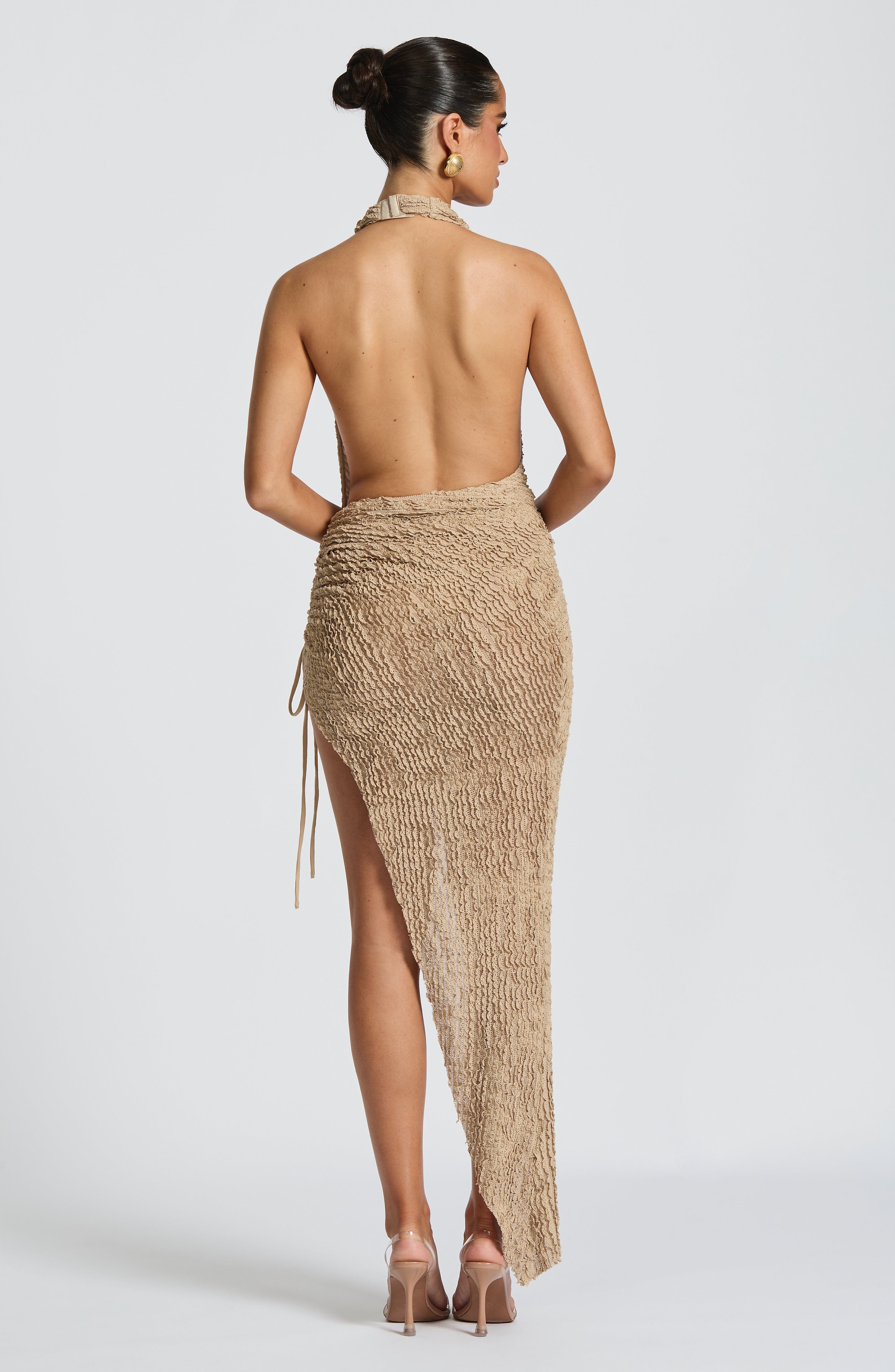 minilena Airla Midi Dress Beige