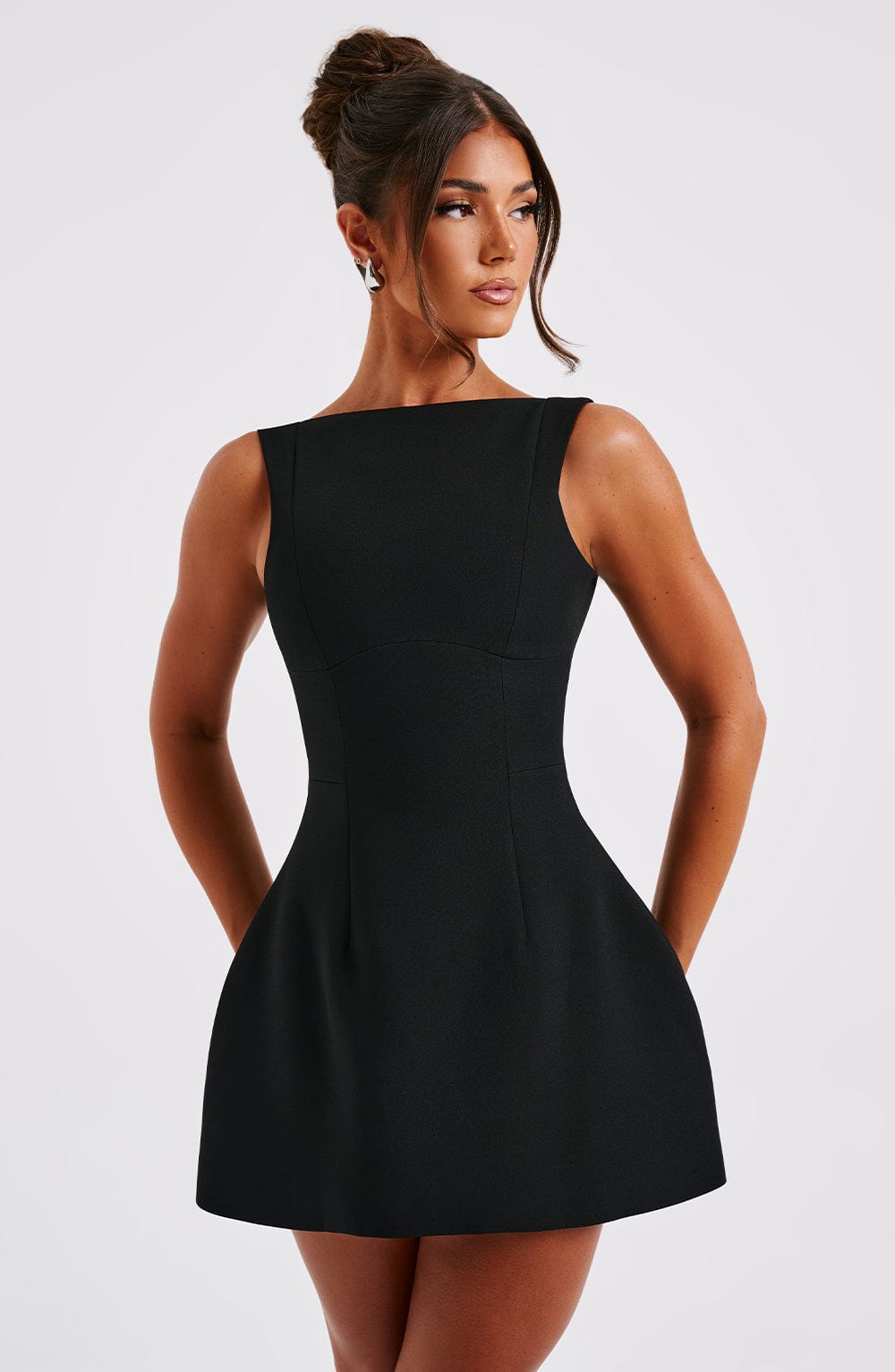 minilena Alana Mini Dress Black