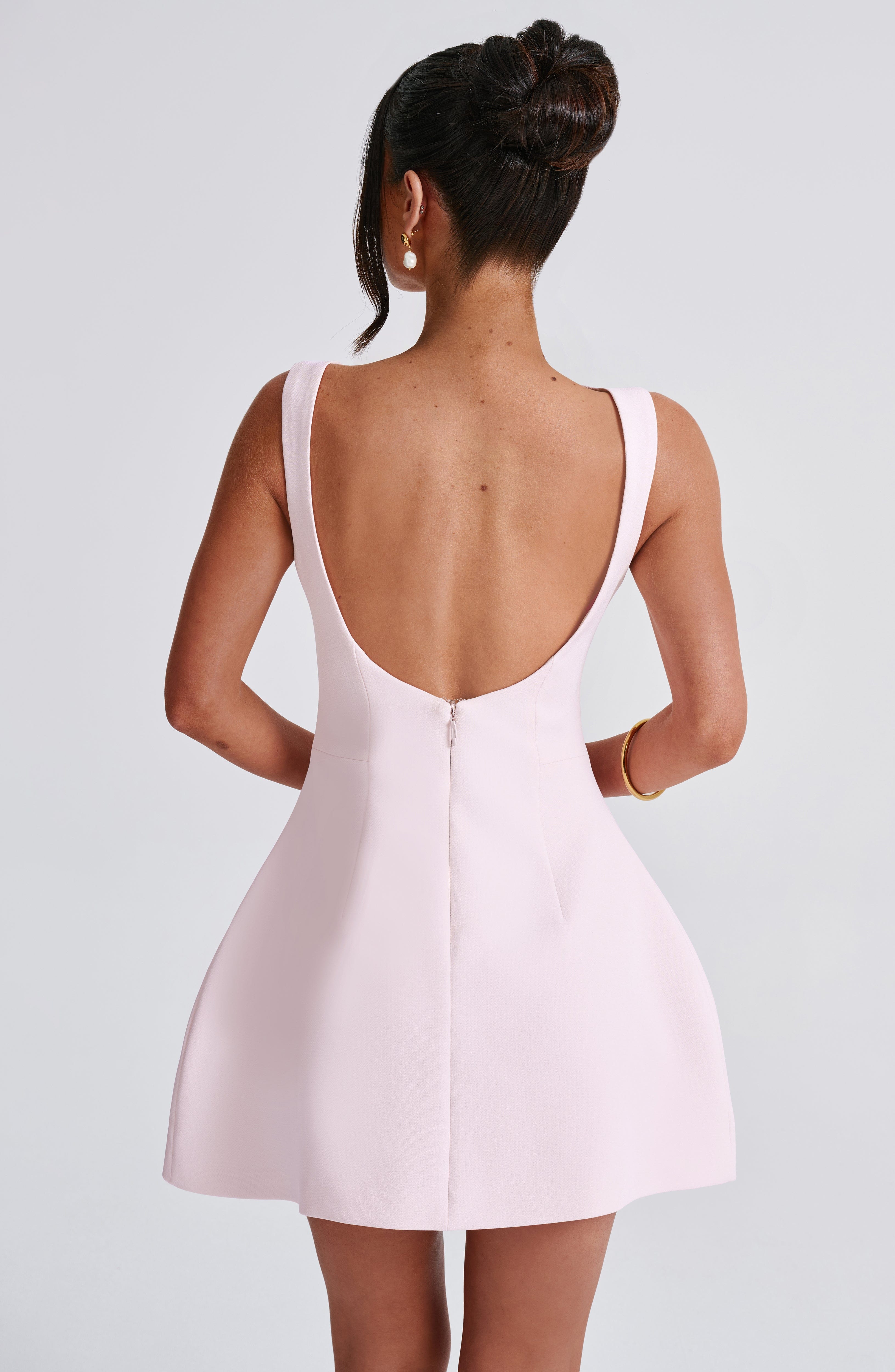 minilena Alana Mini Dress Blush