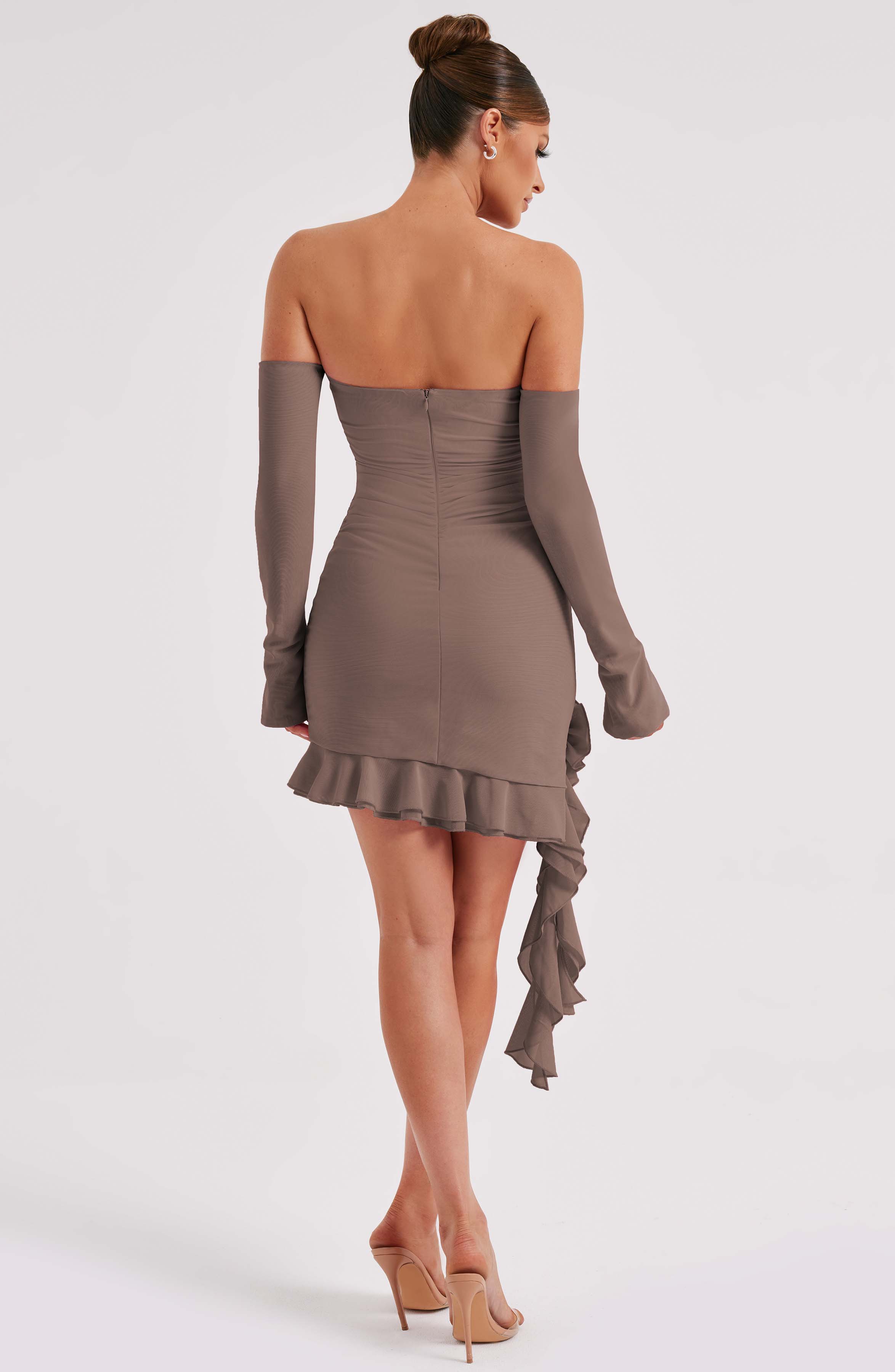 minilena Alix Mini Dress Chocolate