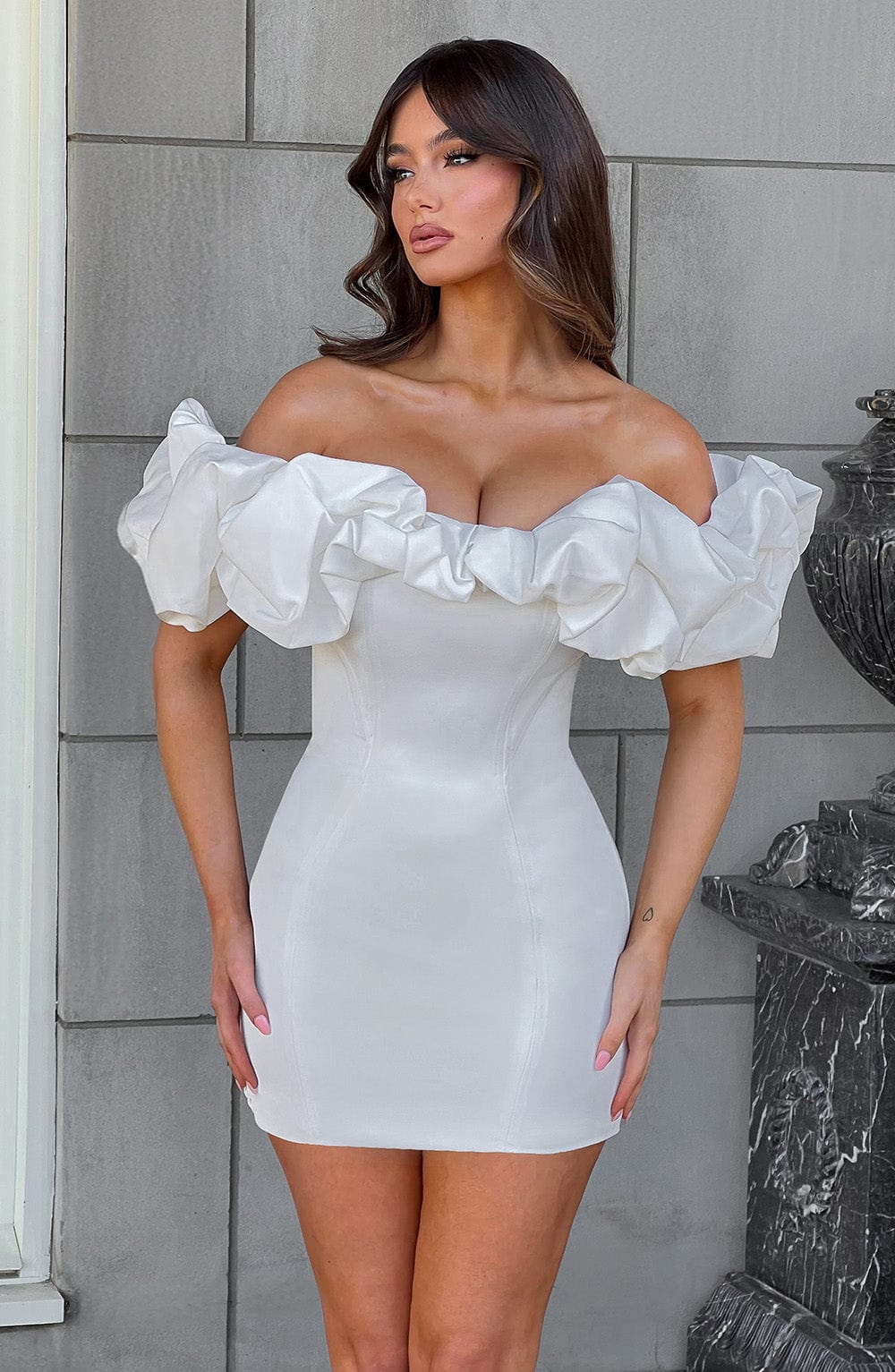 minilena Allie Mini Dress White