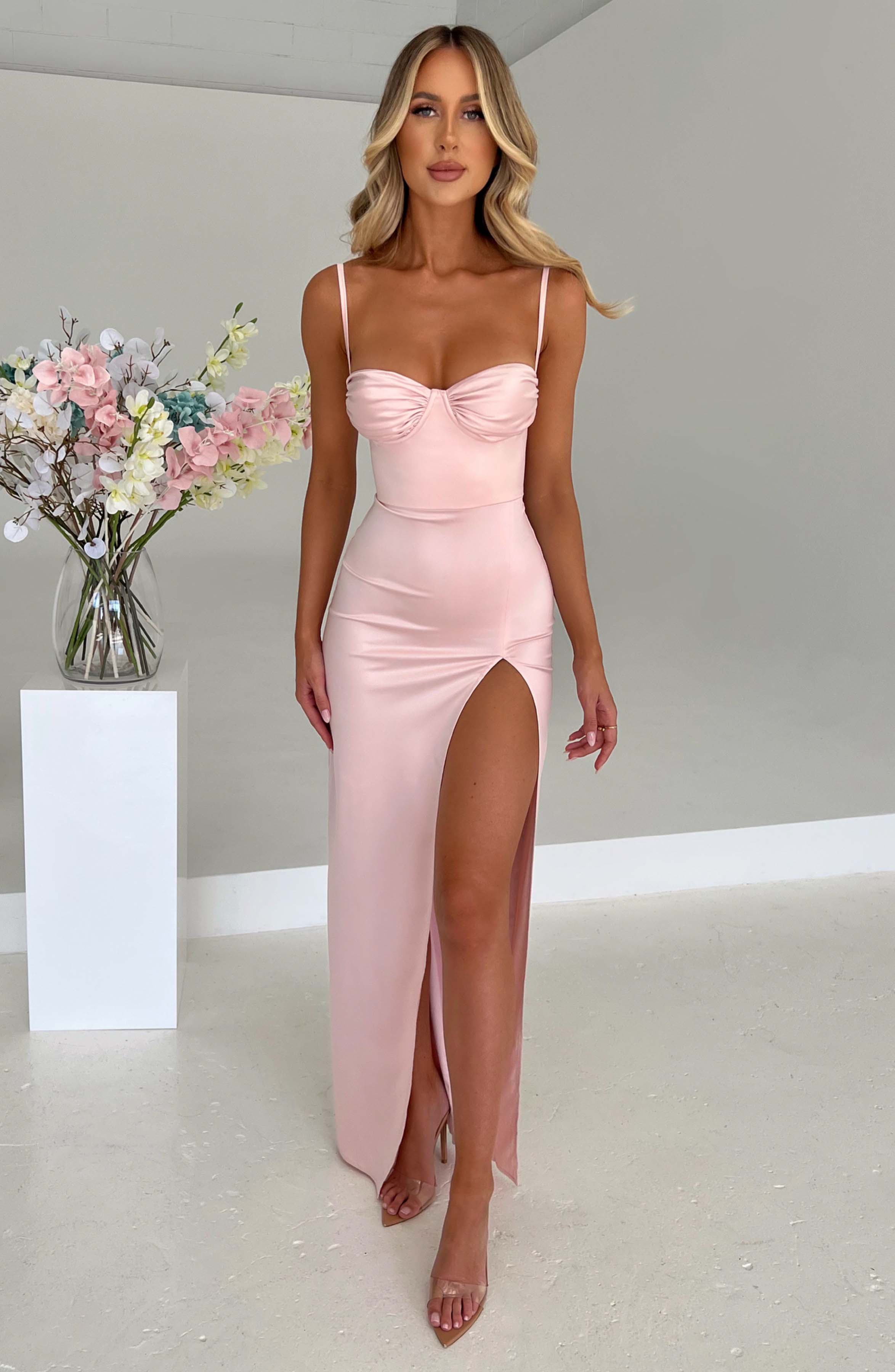 minilena Alora Maxi Dress Blush