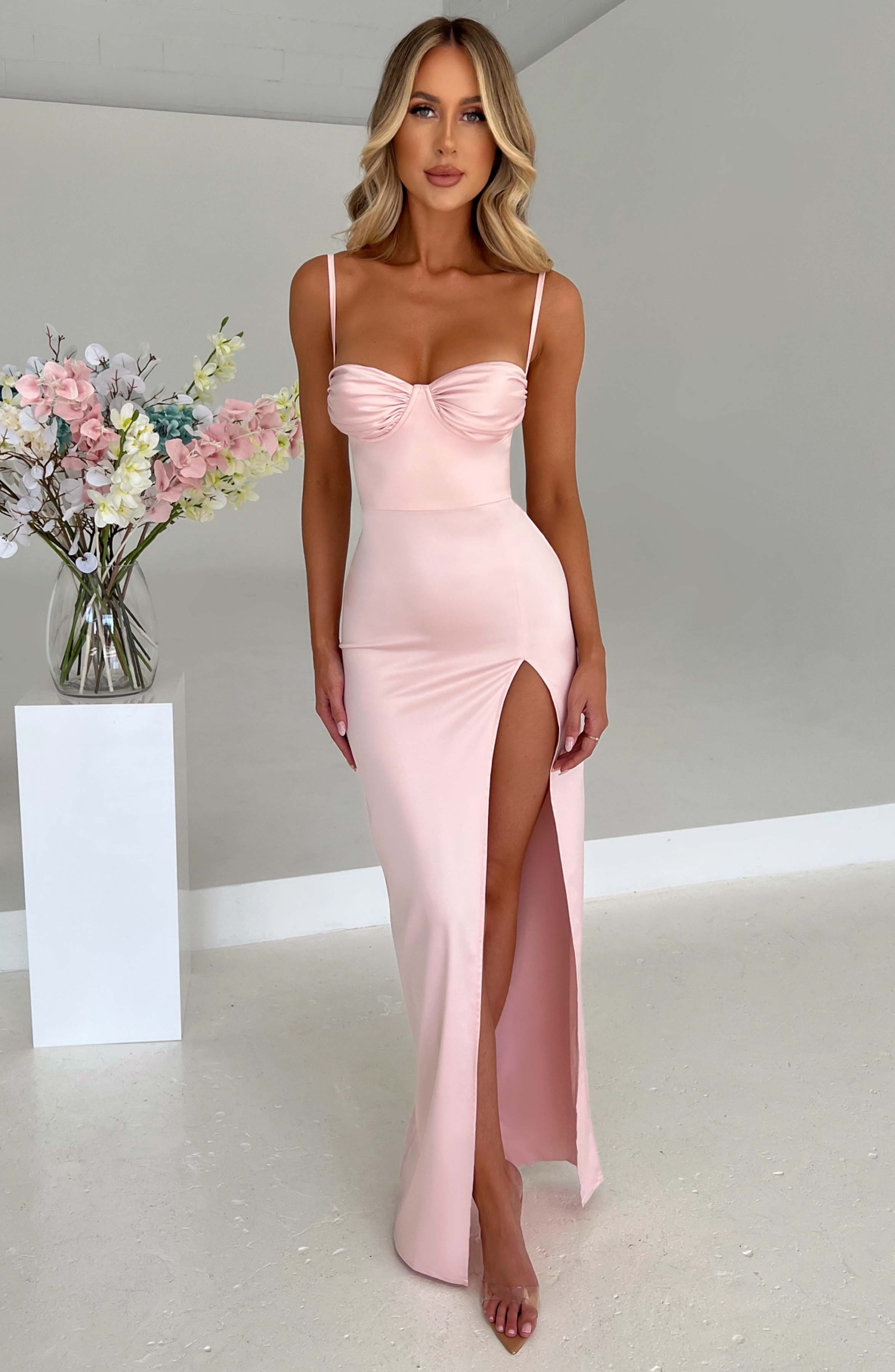 minilena Alora Maxi Dress Blush