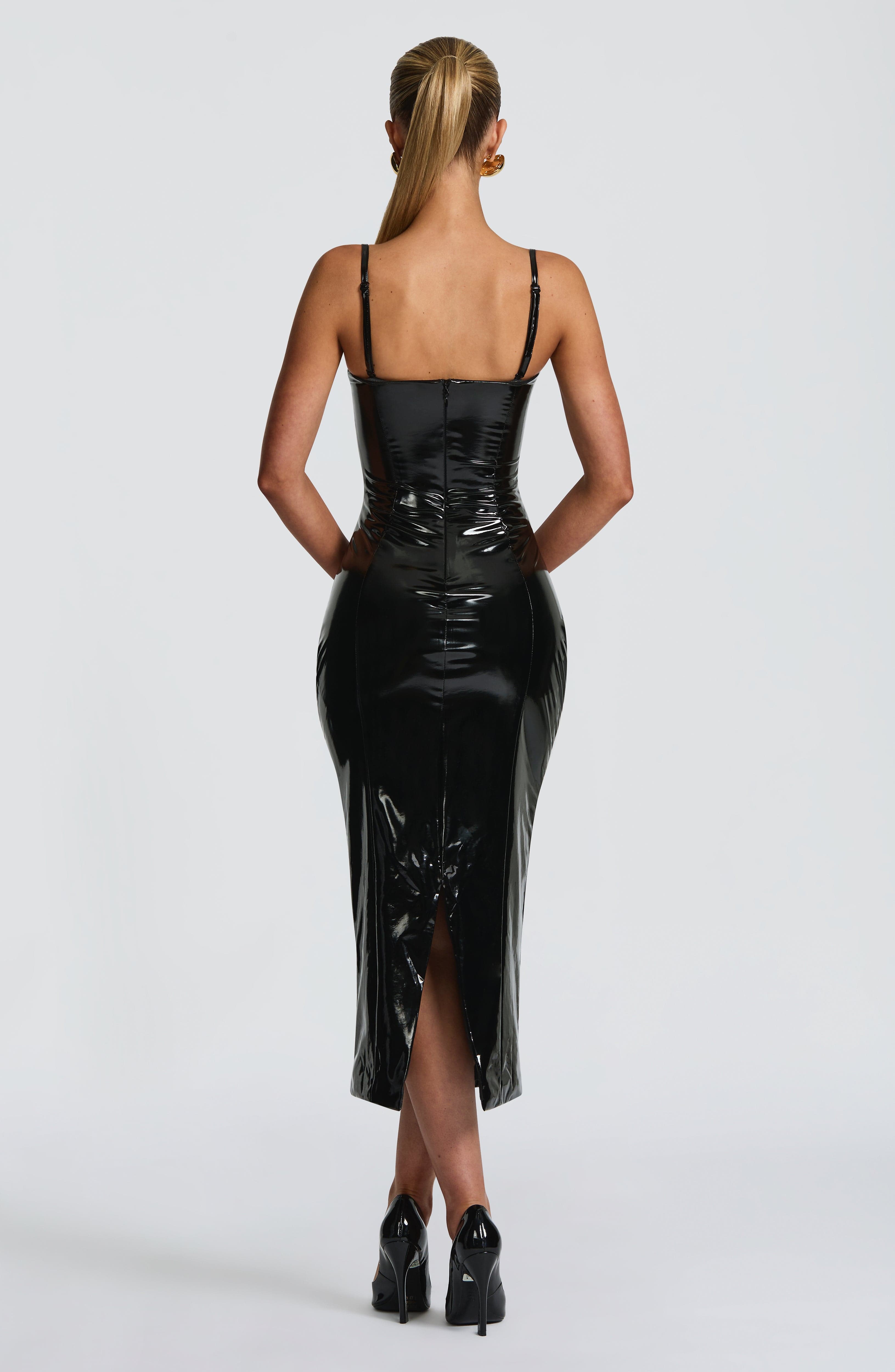 minilena Amala Midi Dress Black