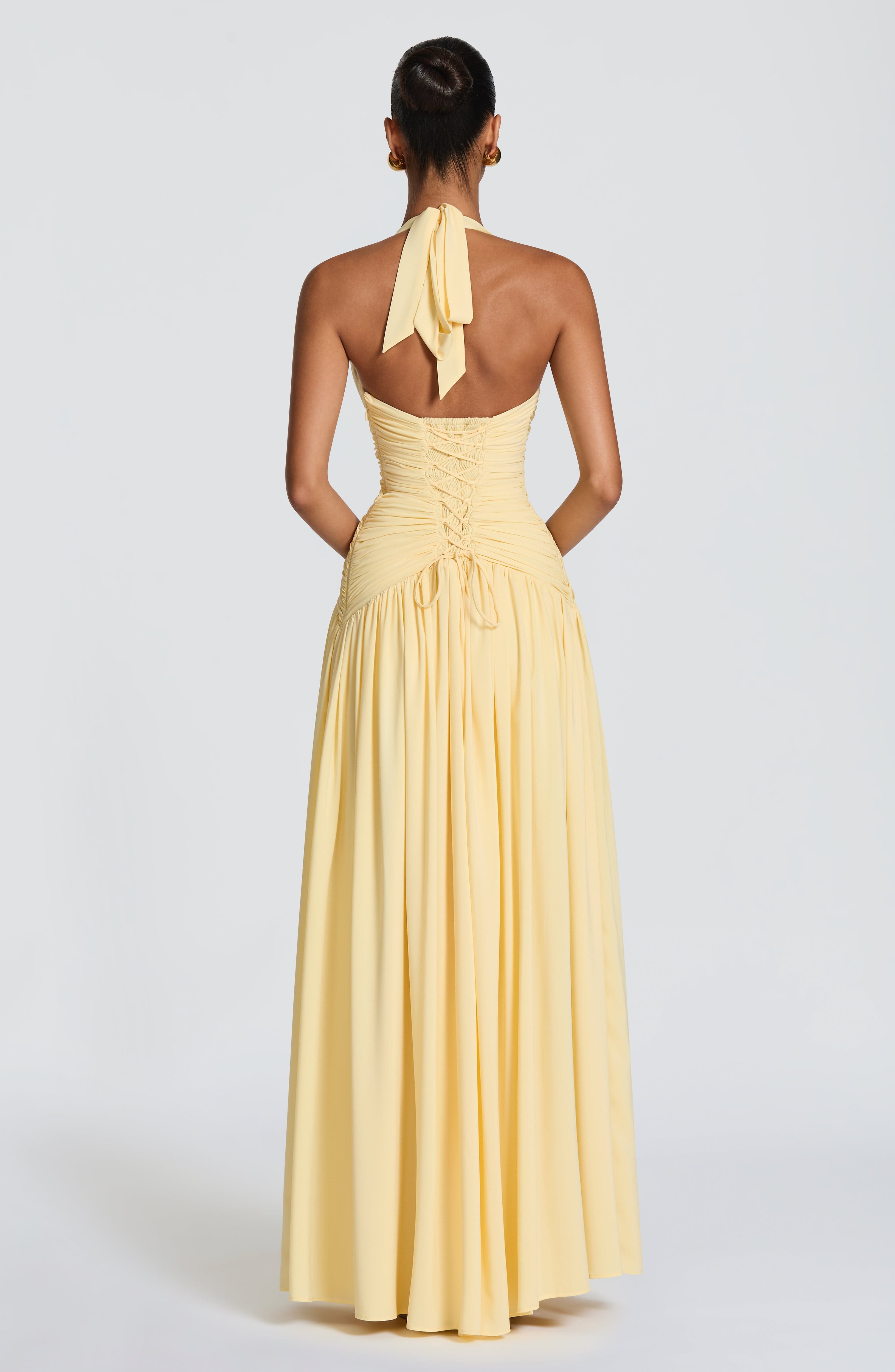 minilena Amaris Maxi Dress Lemon
