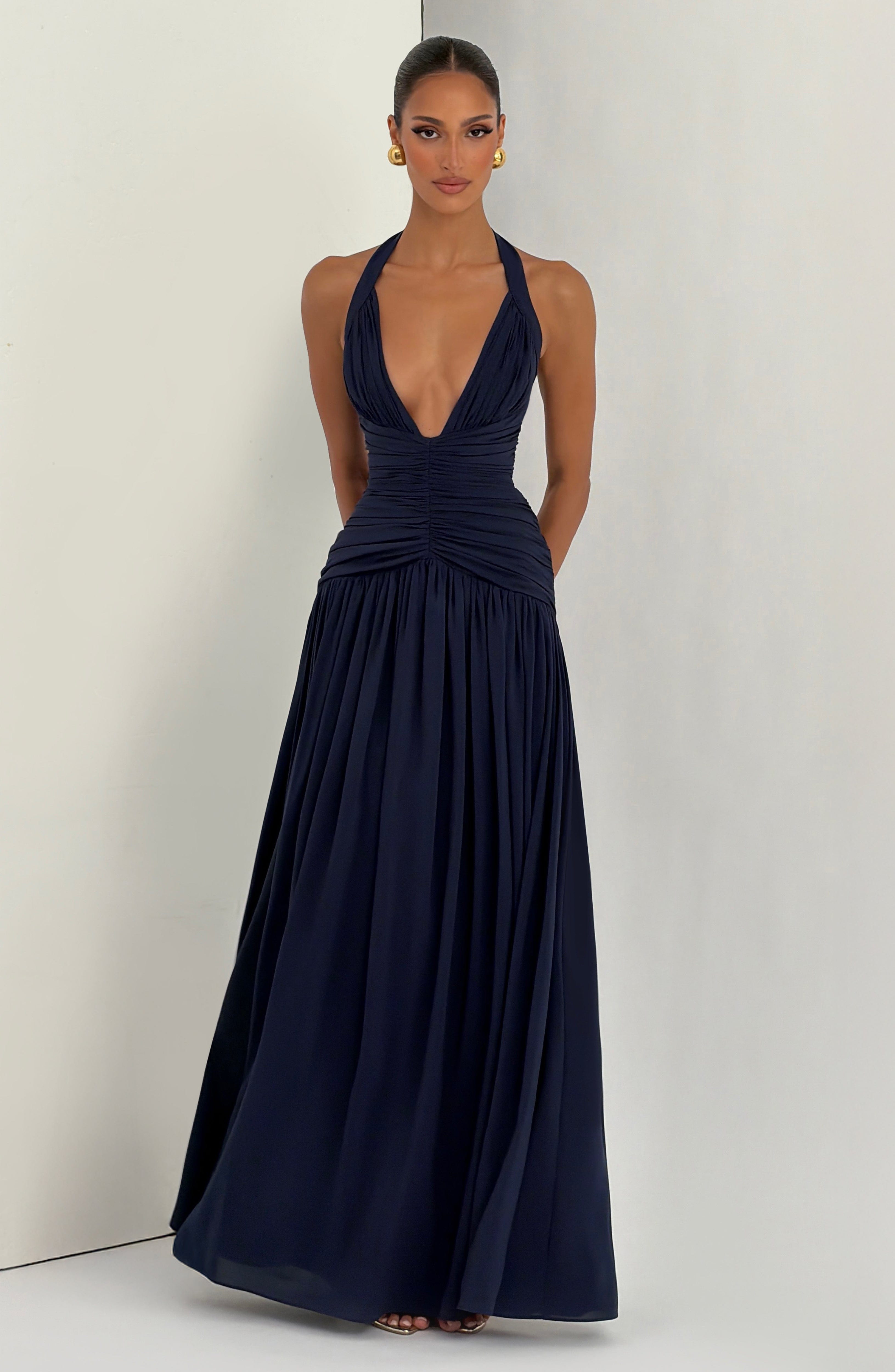 minilena Amaris Maxi Dress Navy