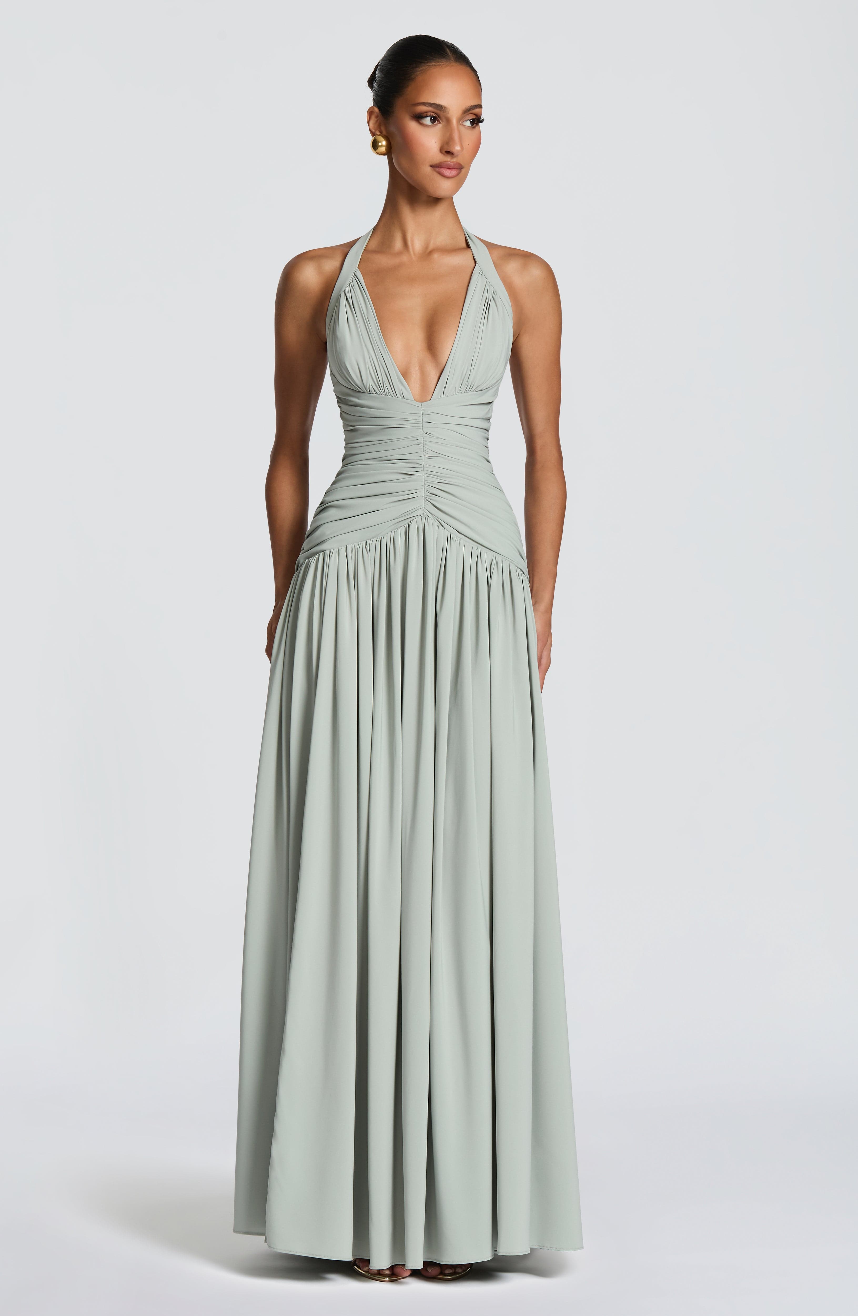 minilena Amaris Maxi Dress Sage