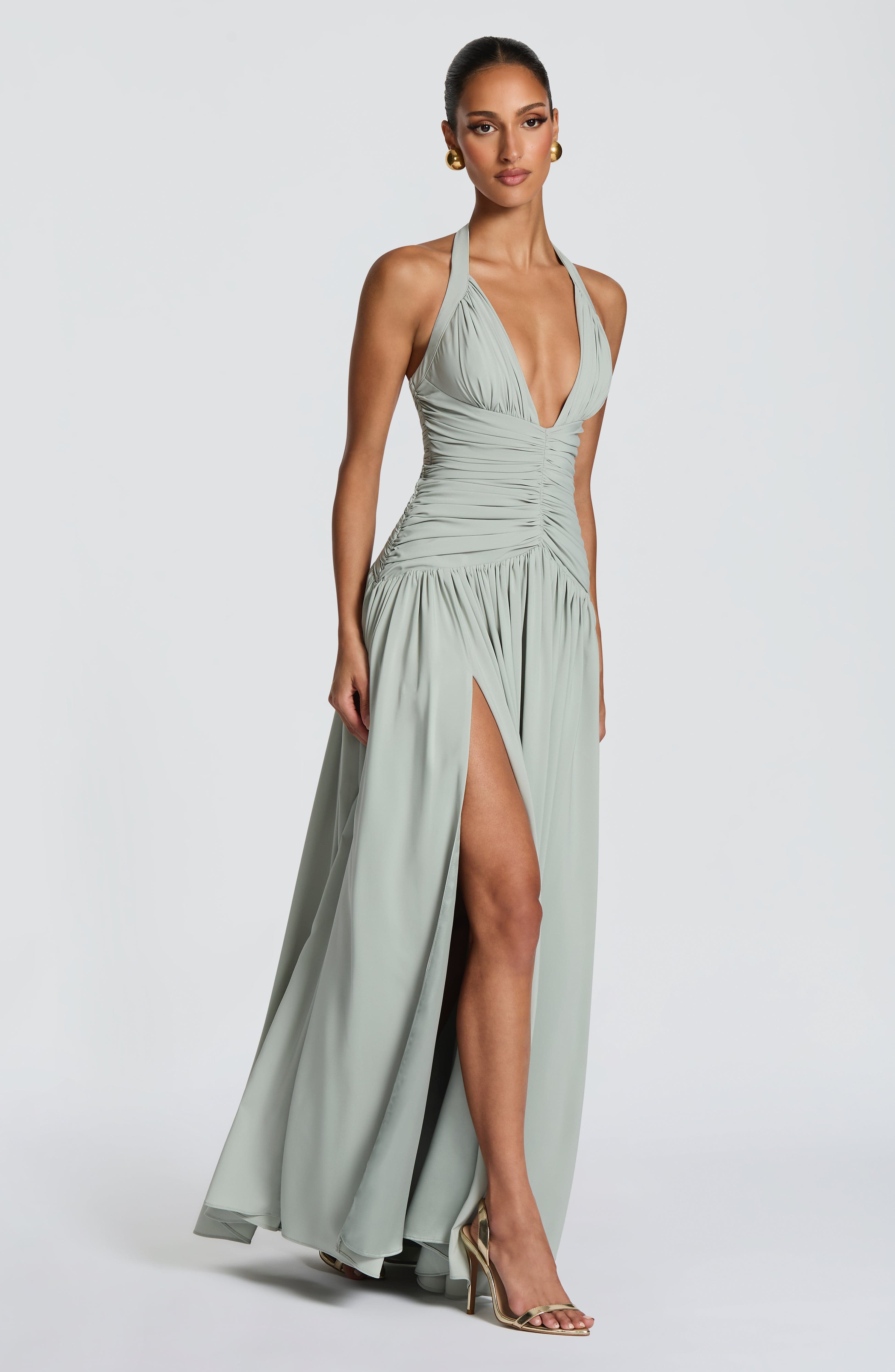 minilena Amaris Maxi Dress Sage