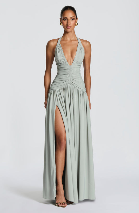 minilena Amaris Maxi Dress Sage