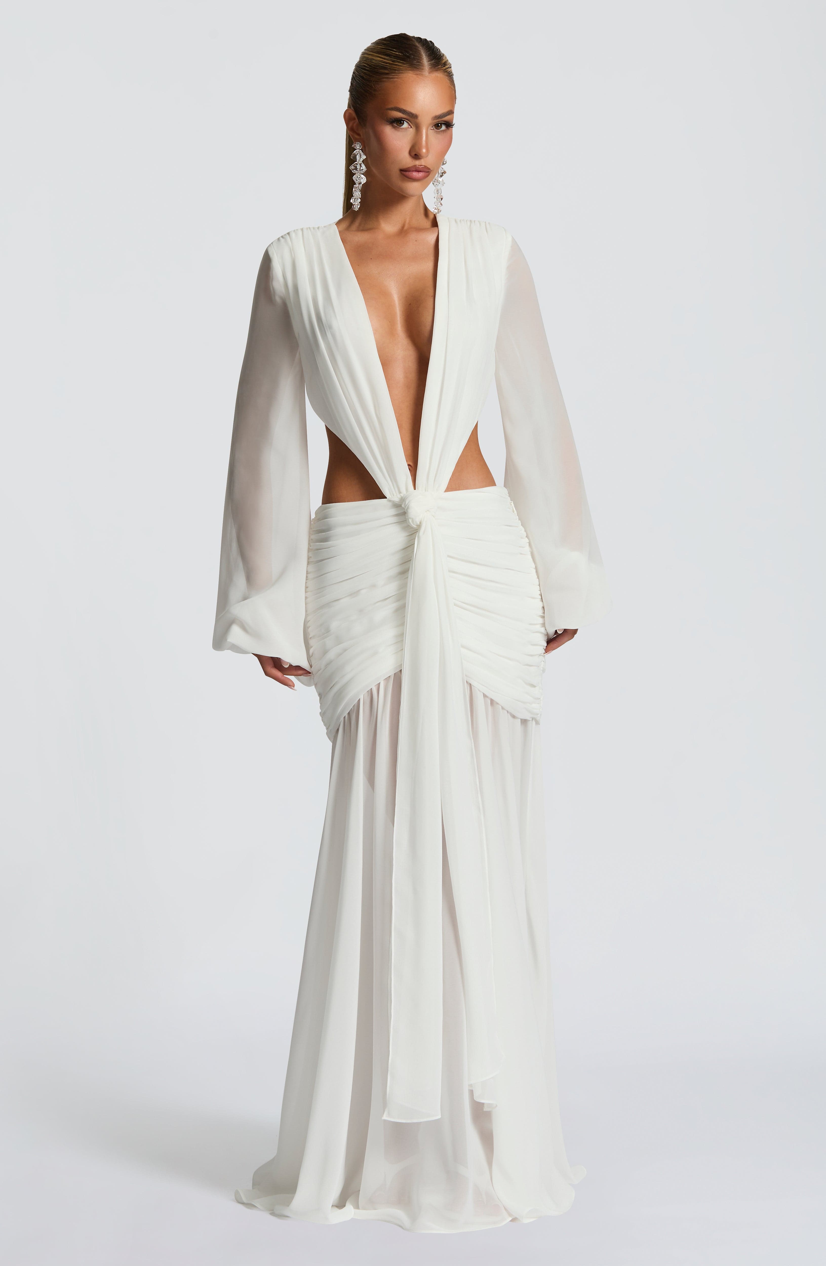 minilena Andrina Maxi Dress Ivory