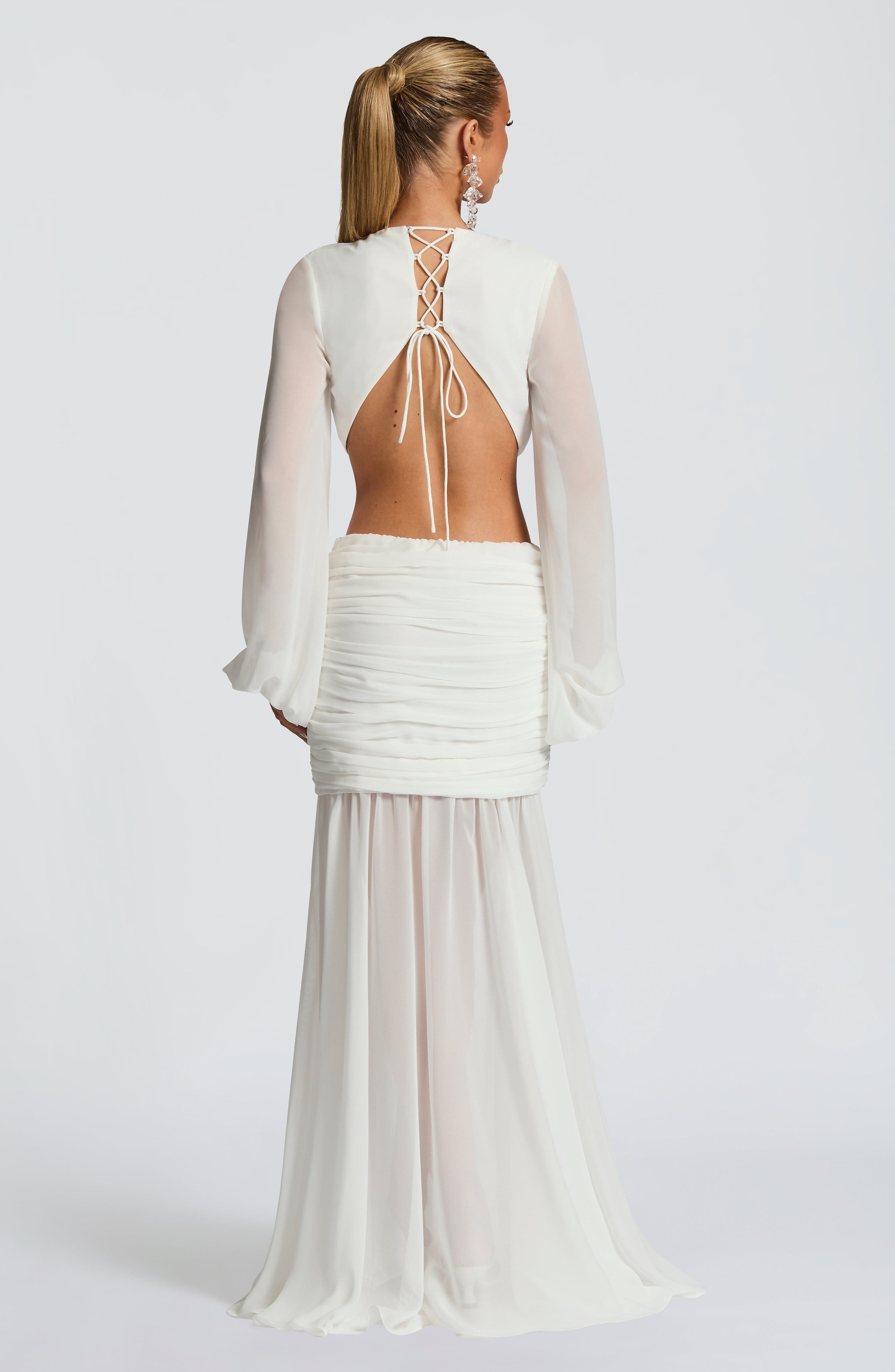 minilena Andrina Maxi Dress Ivory