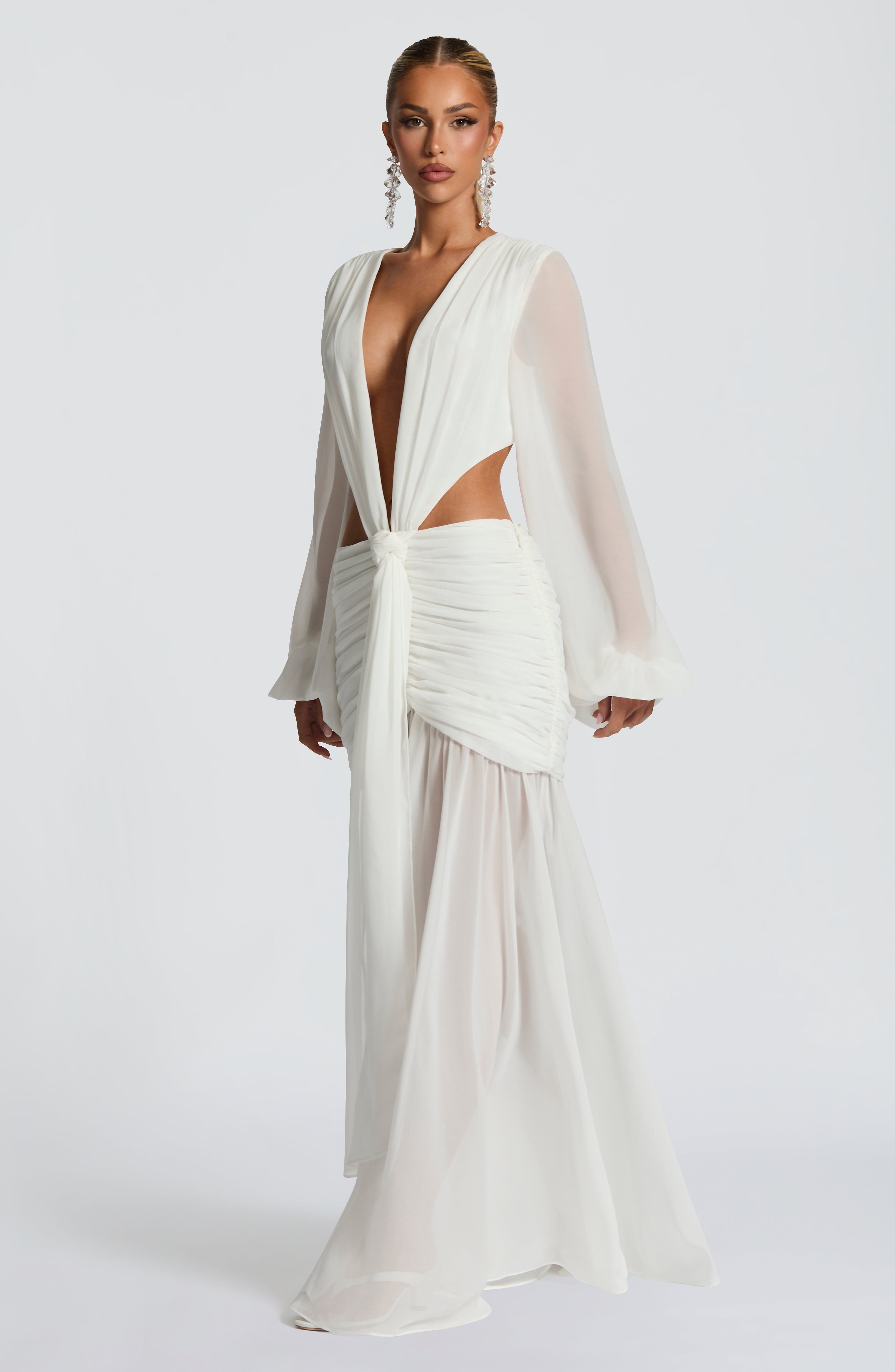 minilena Andrina Maxi Dress Ivory