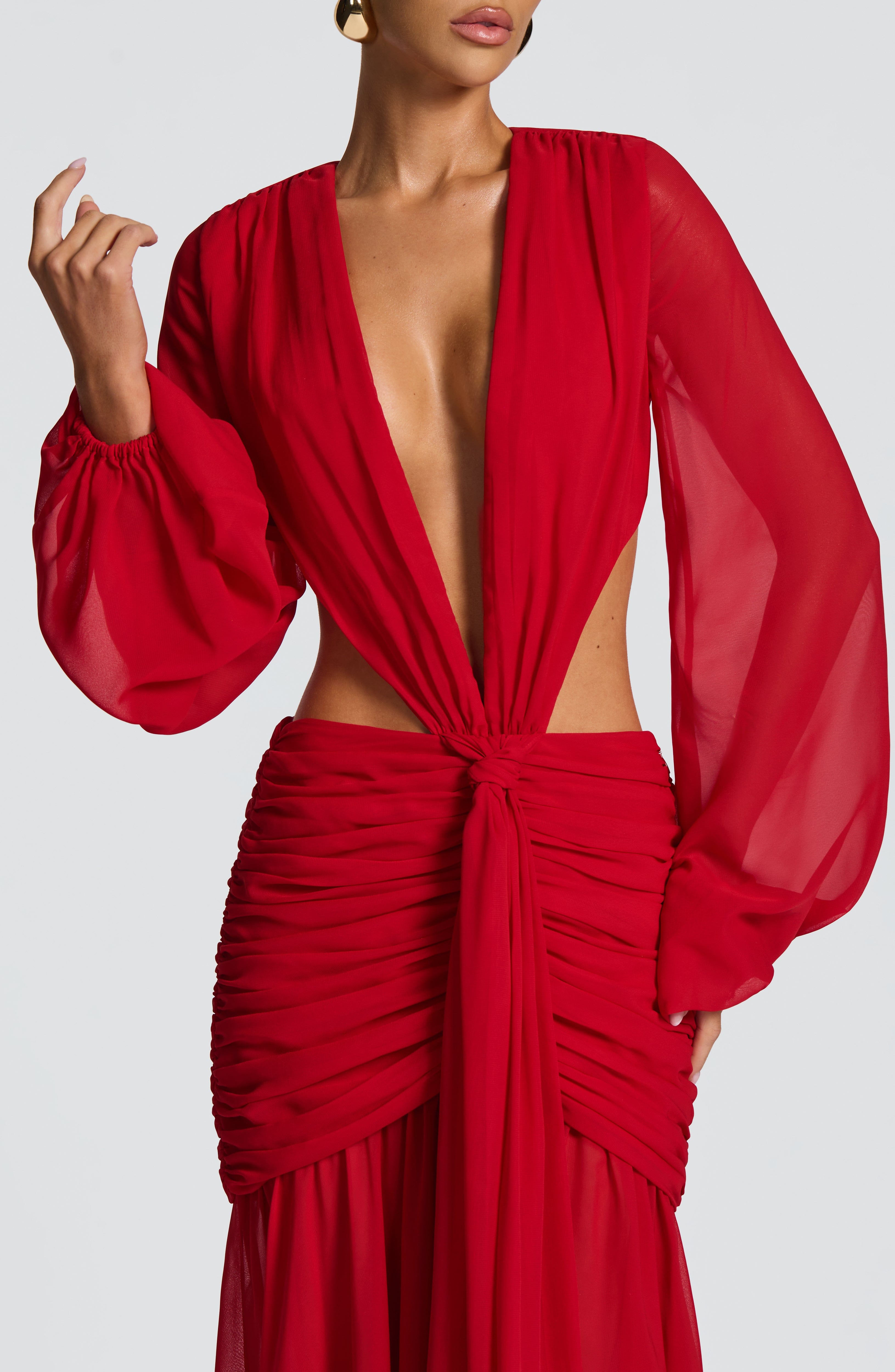 minilena Andrina Maxi Dress Red