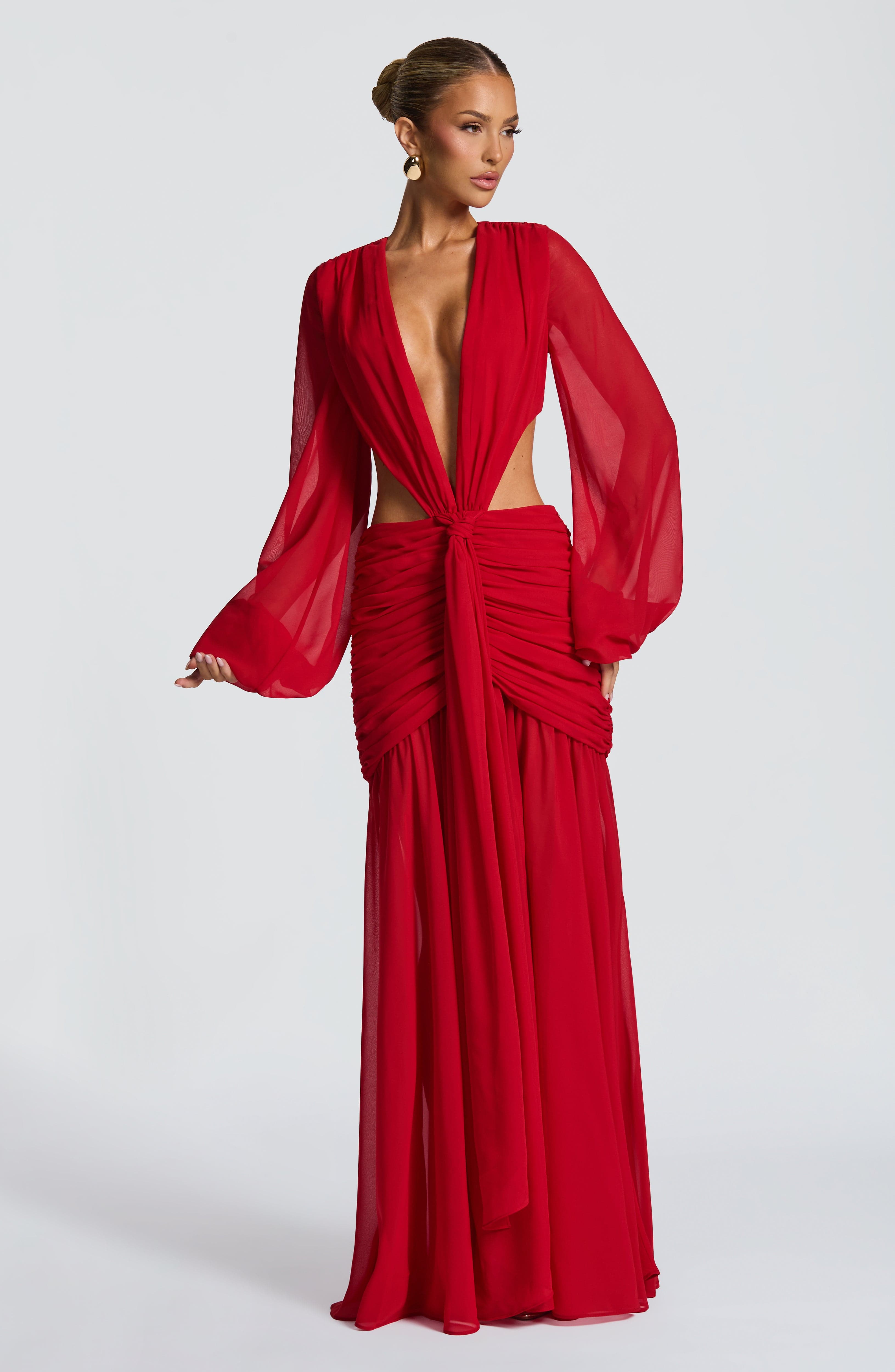 minilena Andrina Maxi Dress Red