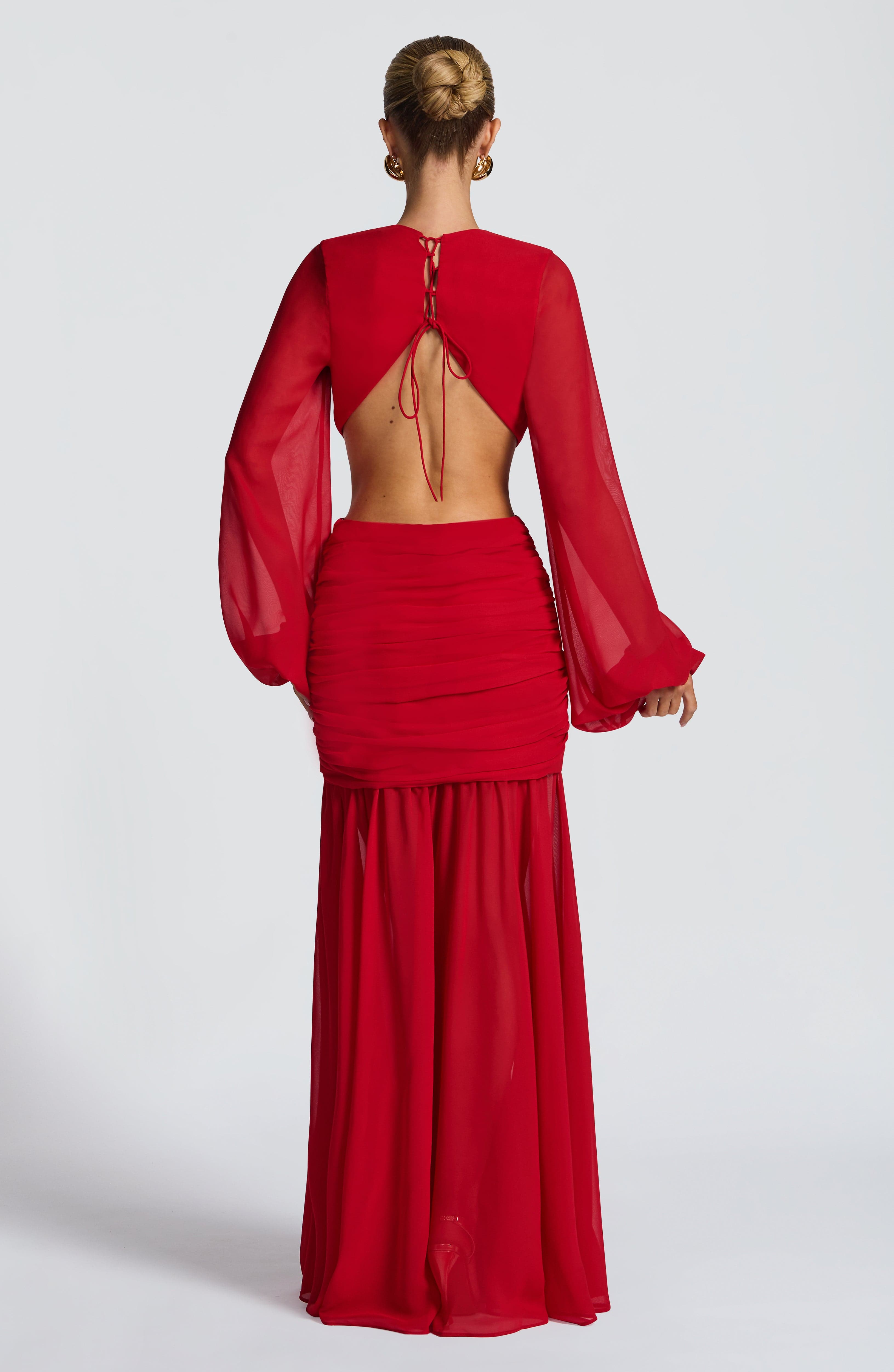 minilena Andrina Maxi Dress Red