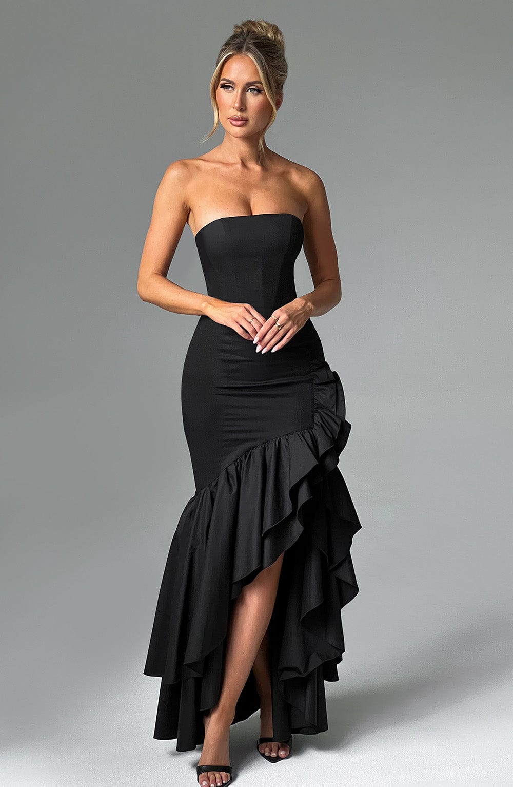 minilena Angelina Maxi Dress Black