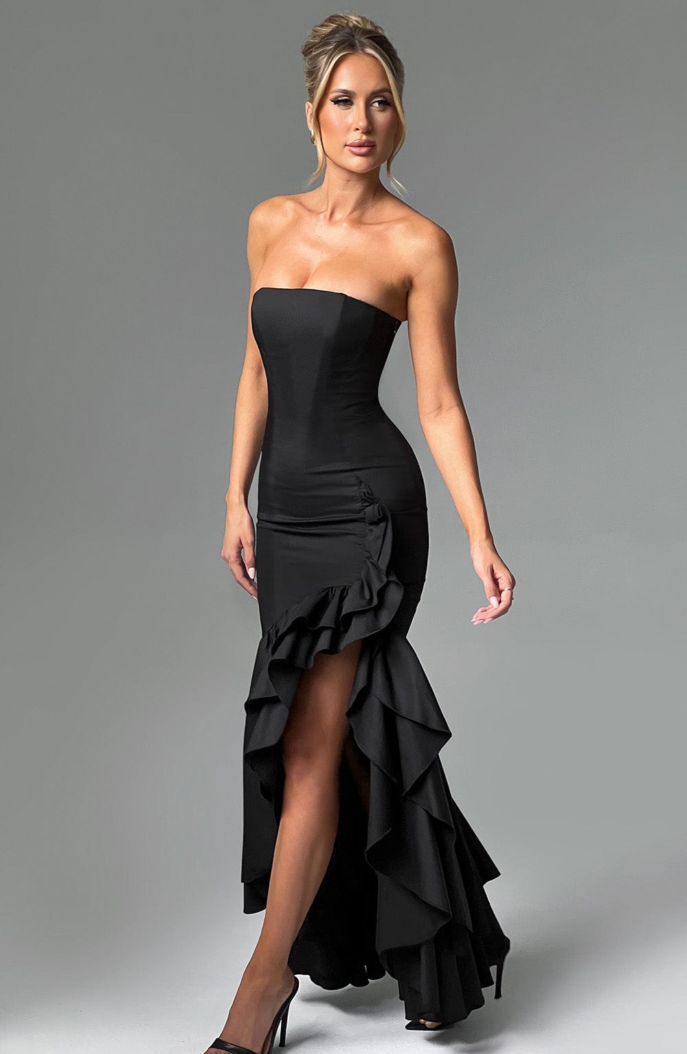 minilena Angelina Maxi Dress Black
