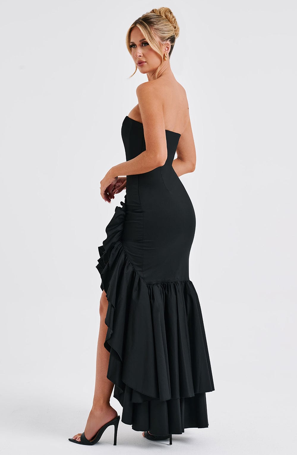 minilena Angelina Maxi Dress Black