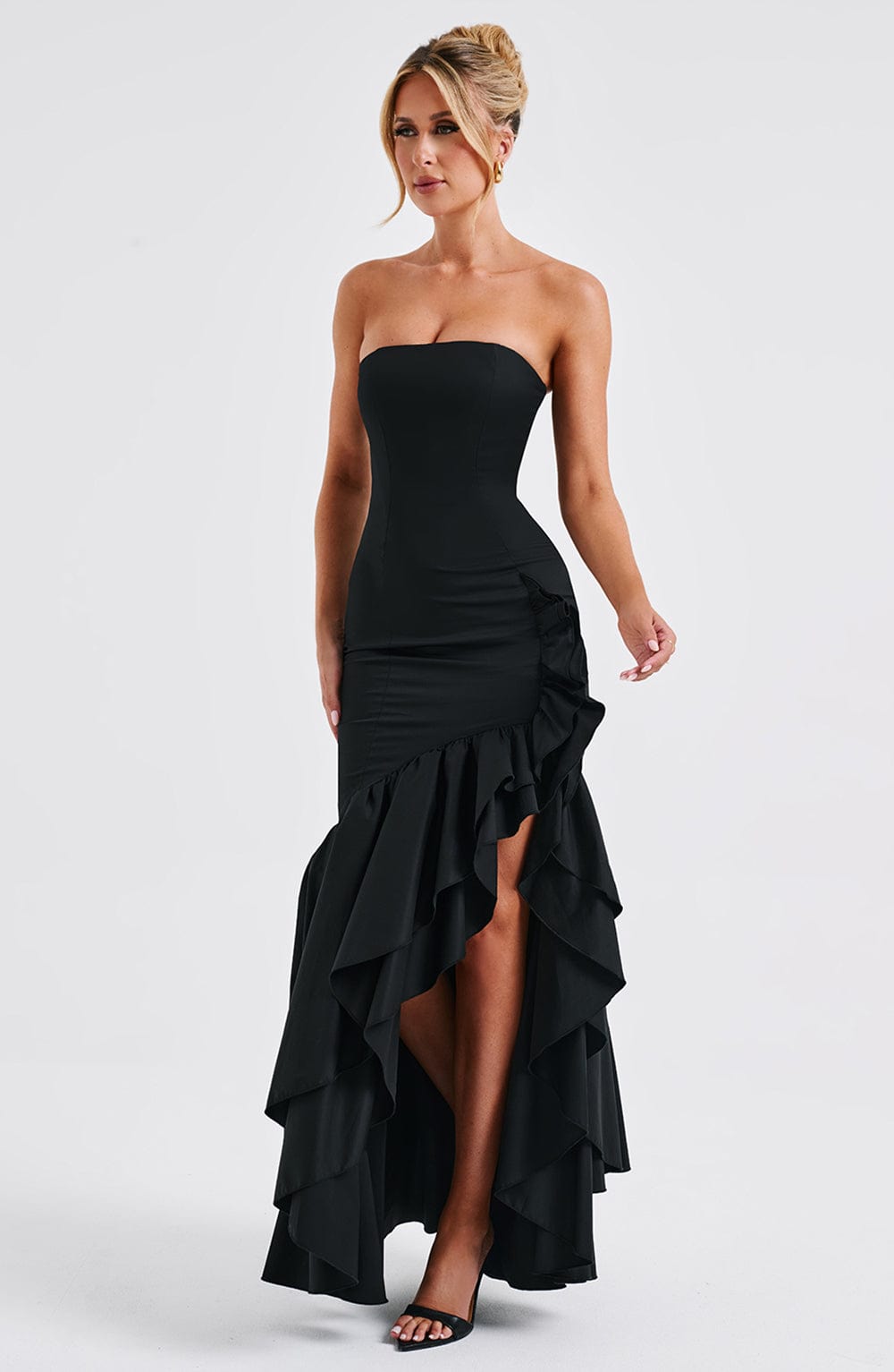 minilena Angelina Maxi Dress Black