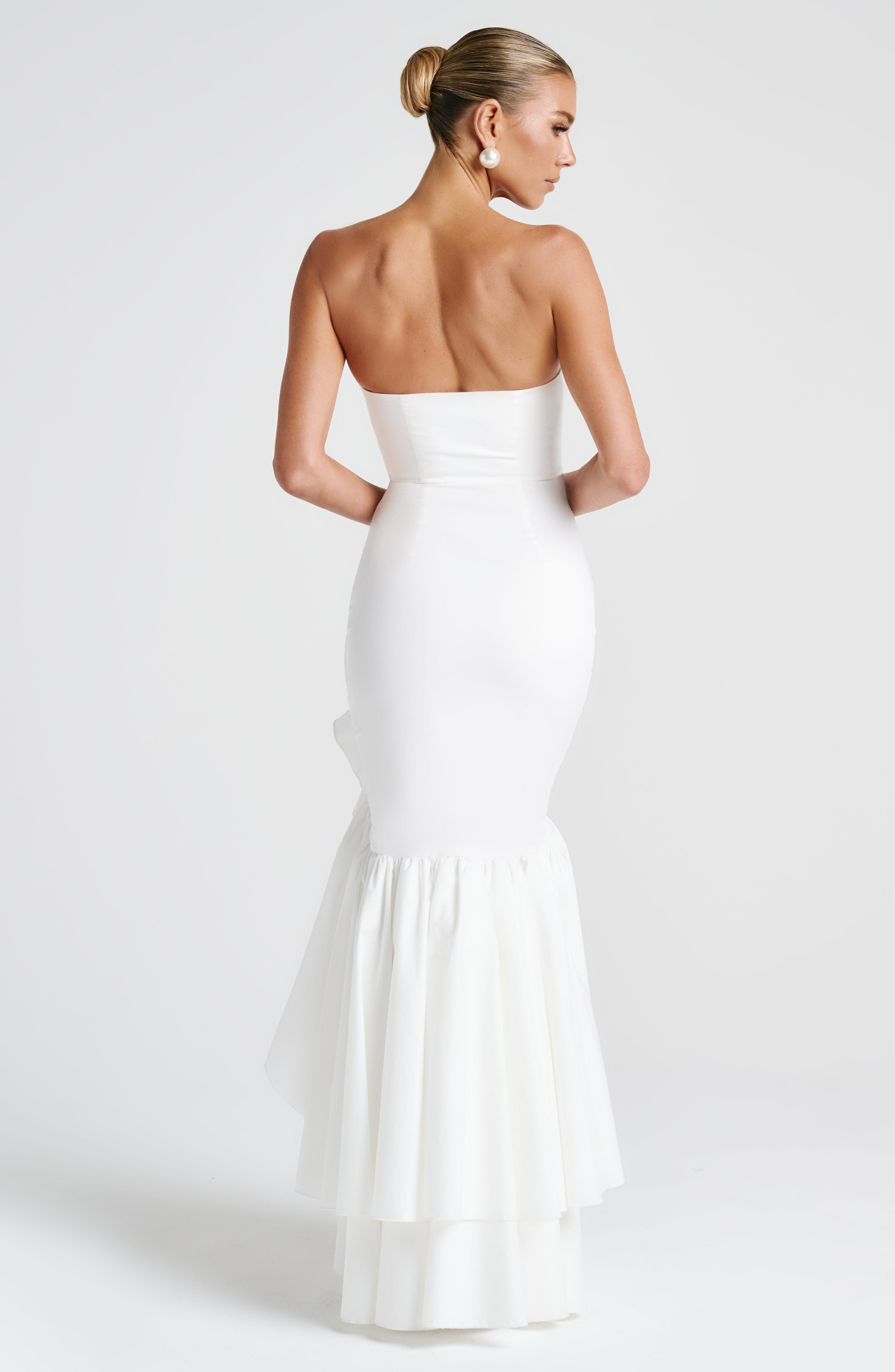 minilena Angelina Maxi Dress Ivory