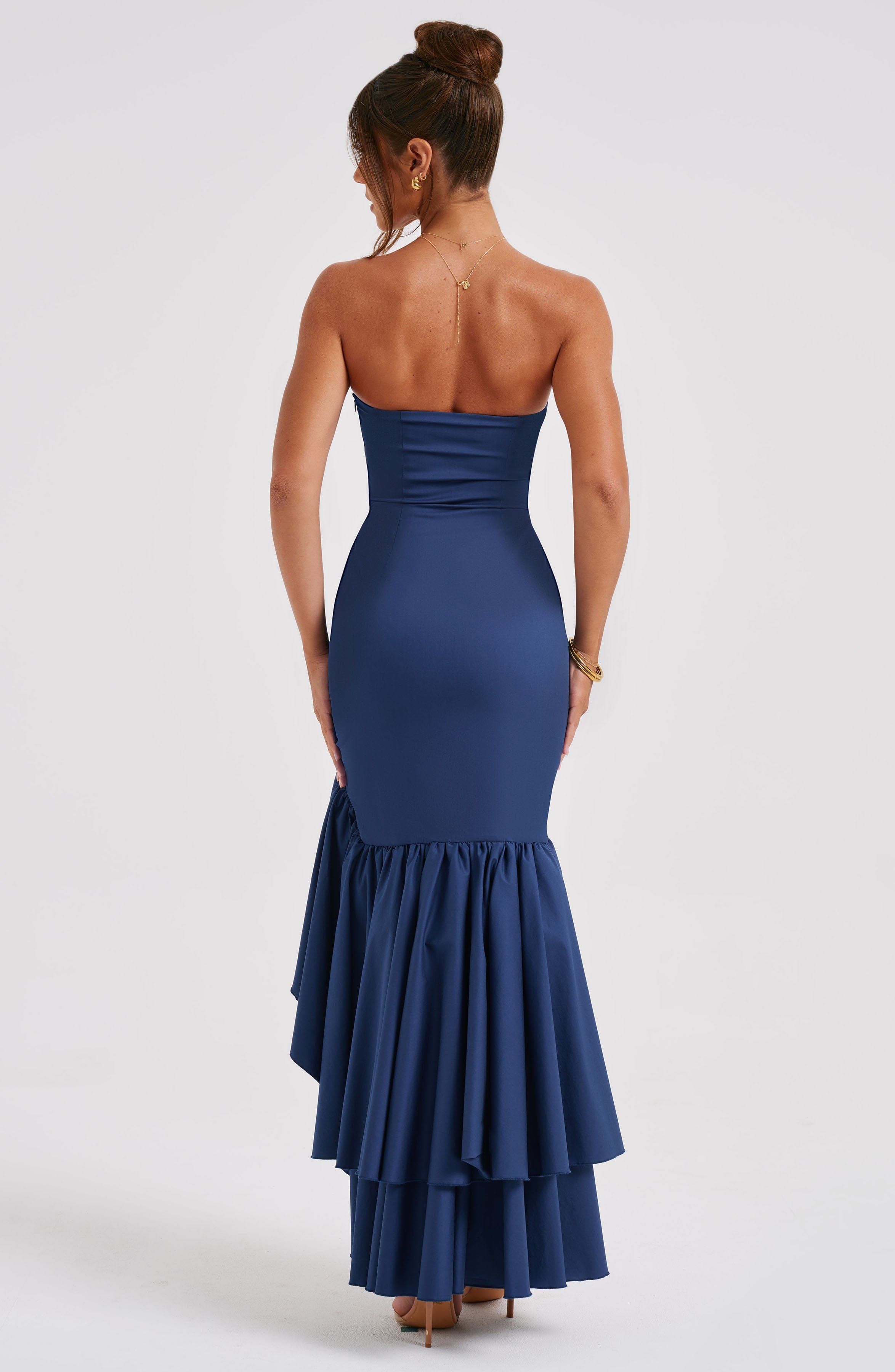 minilena Angelina Maxi Dress Navy