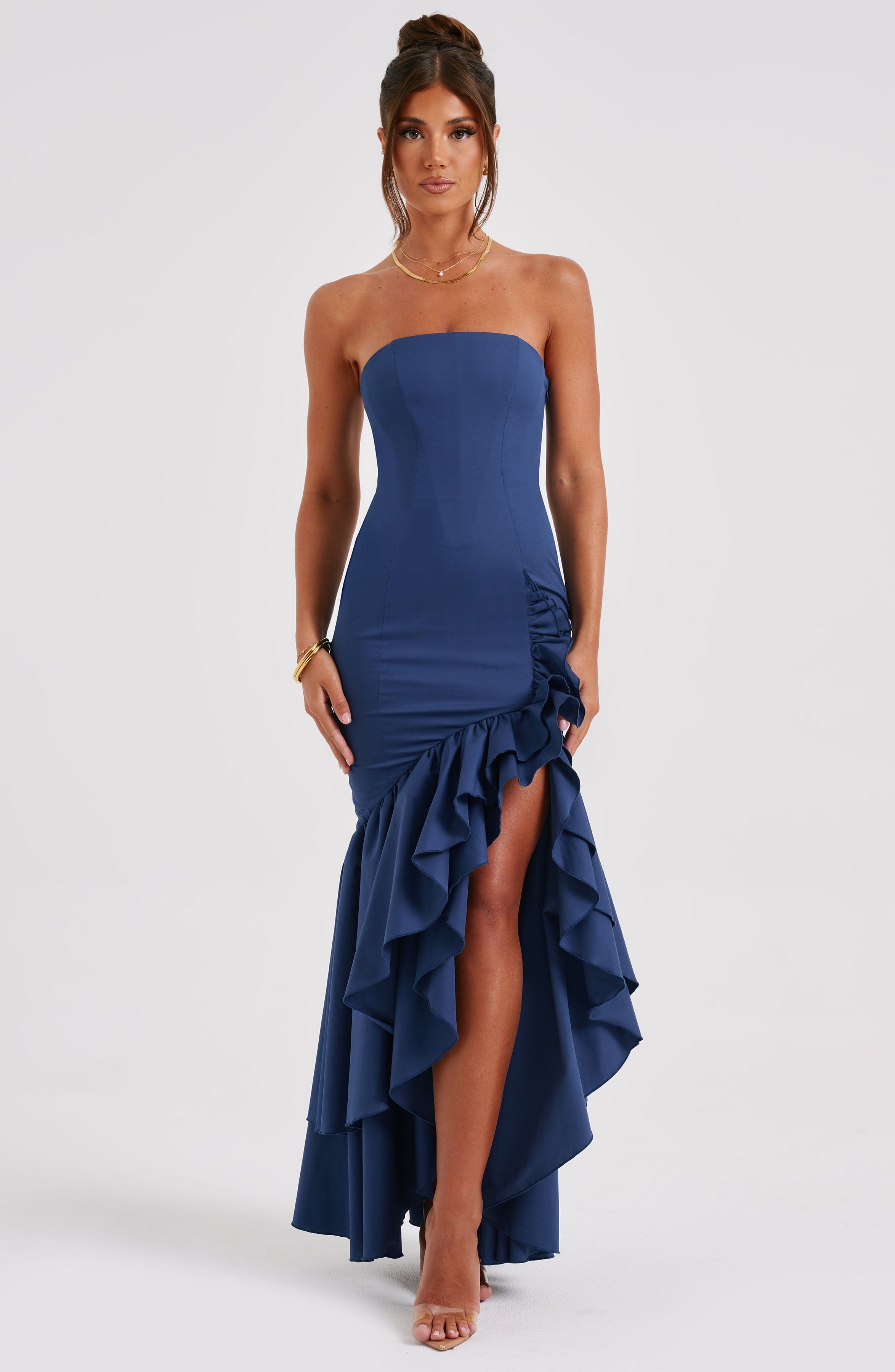 minilena Angelina Maxi Dress Navy