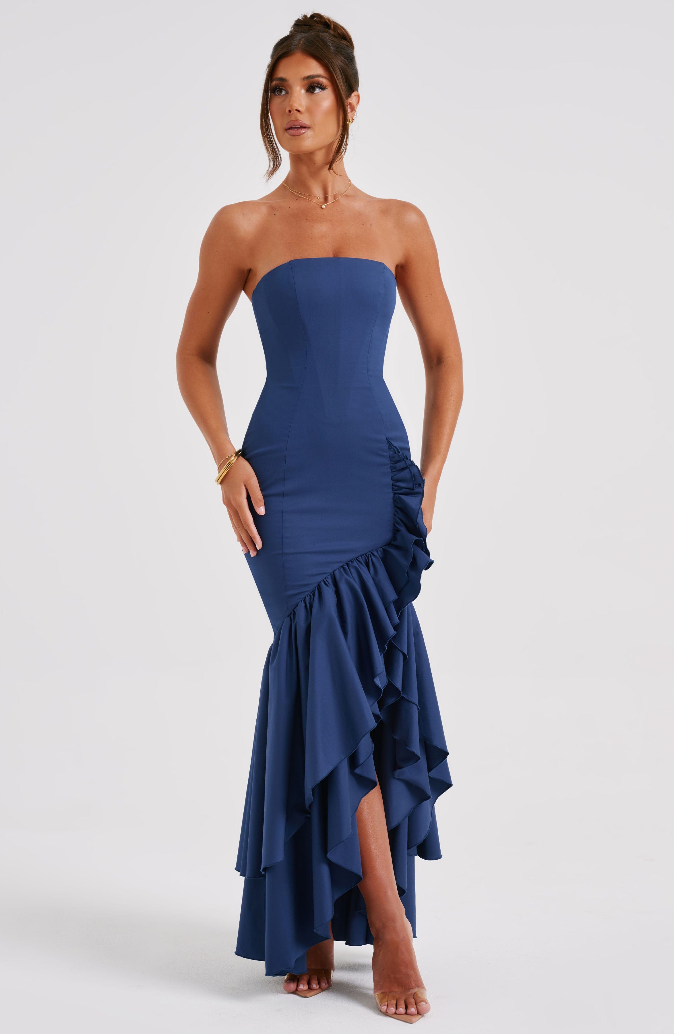 minilena Angelina Maxi Dress Navy