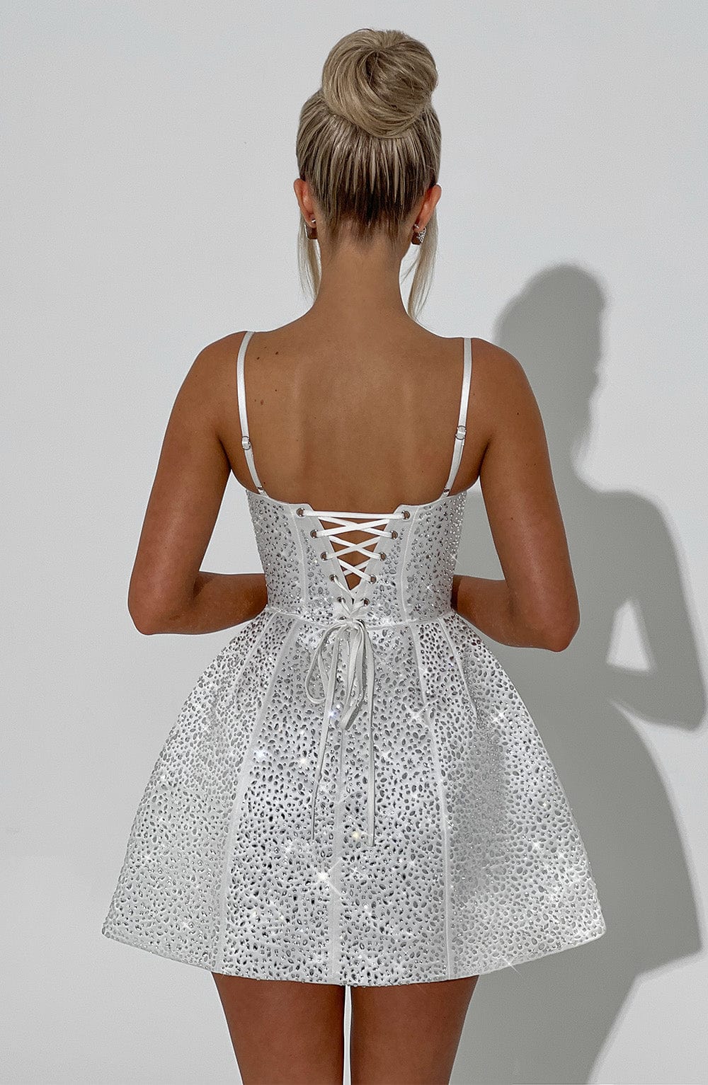 minilena Angelique Mini Dress Ivory