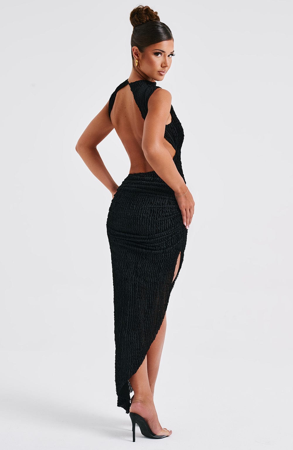 minilena Aphrodite Midi Dress Black