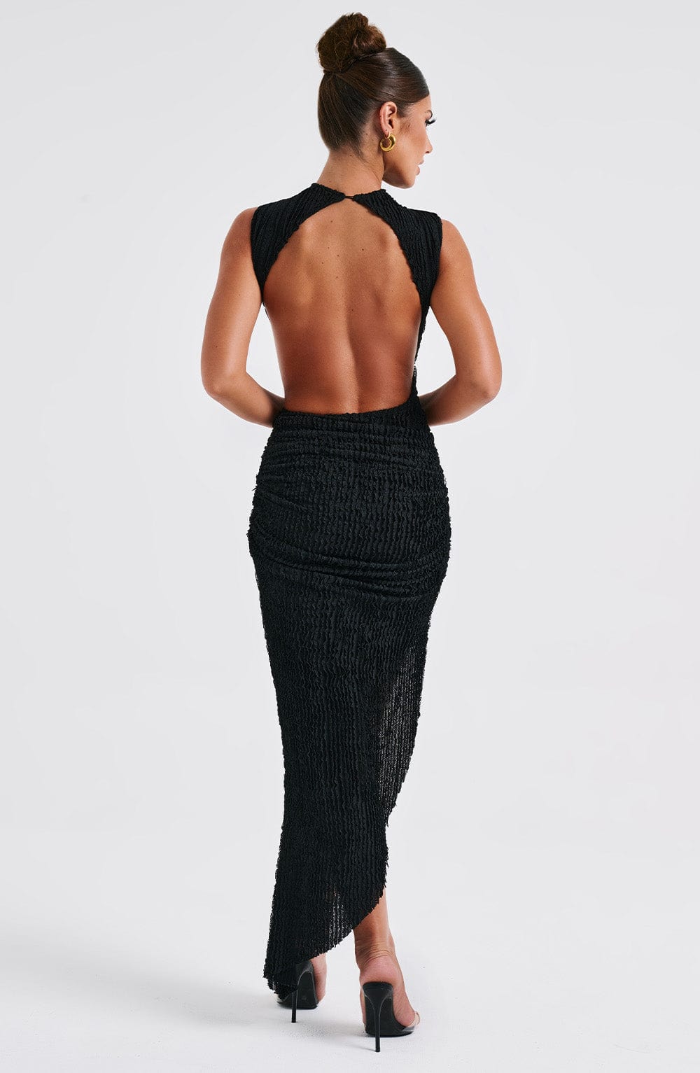 minilena Aphrodite Midi Dress Black