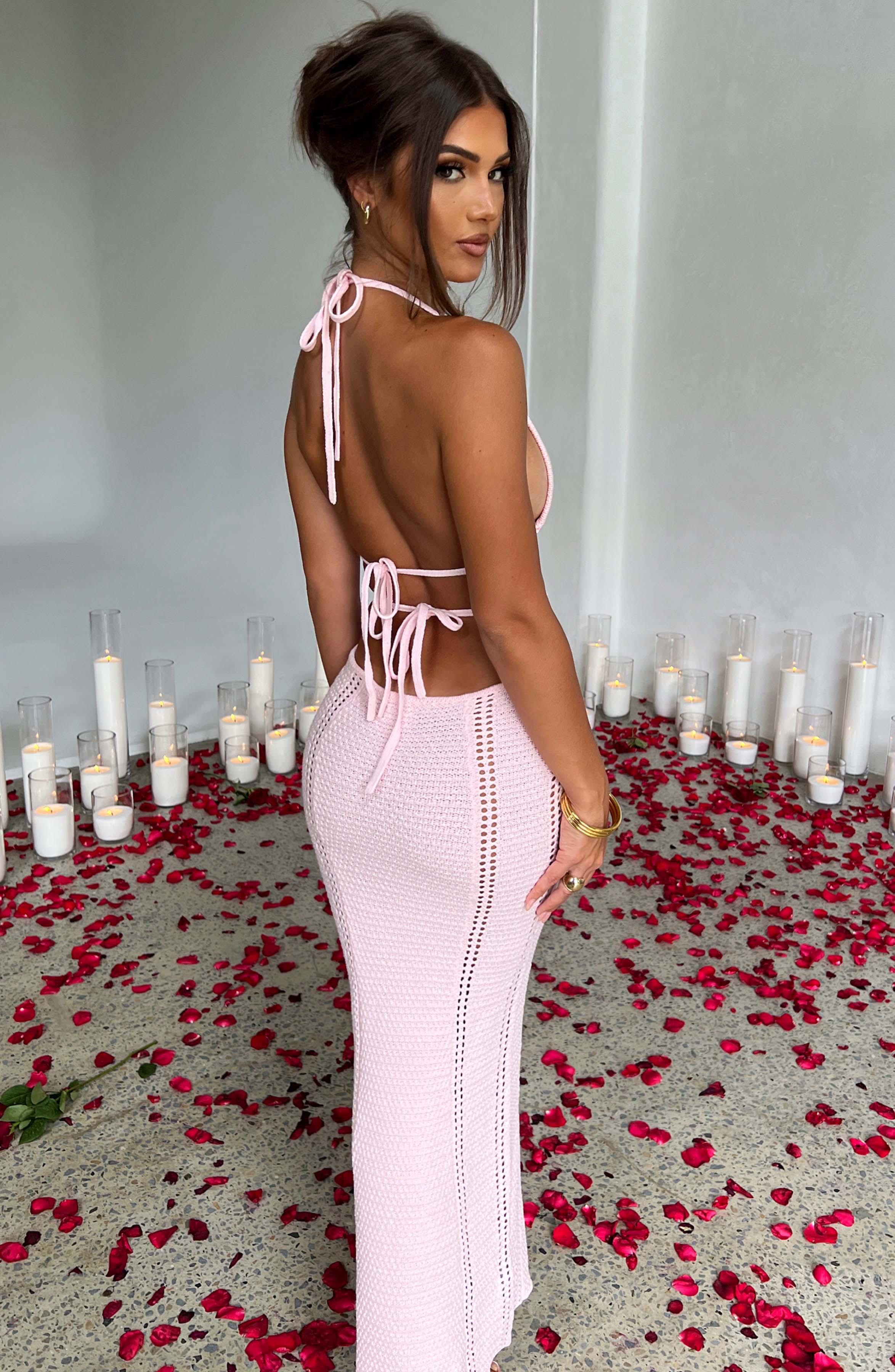 minilena Arabella Maxi Dress Blush