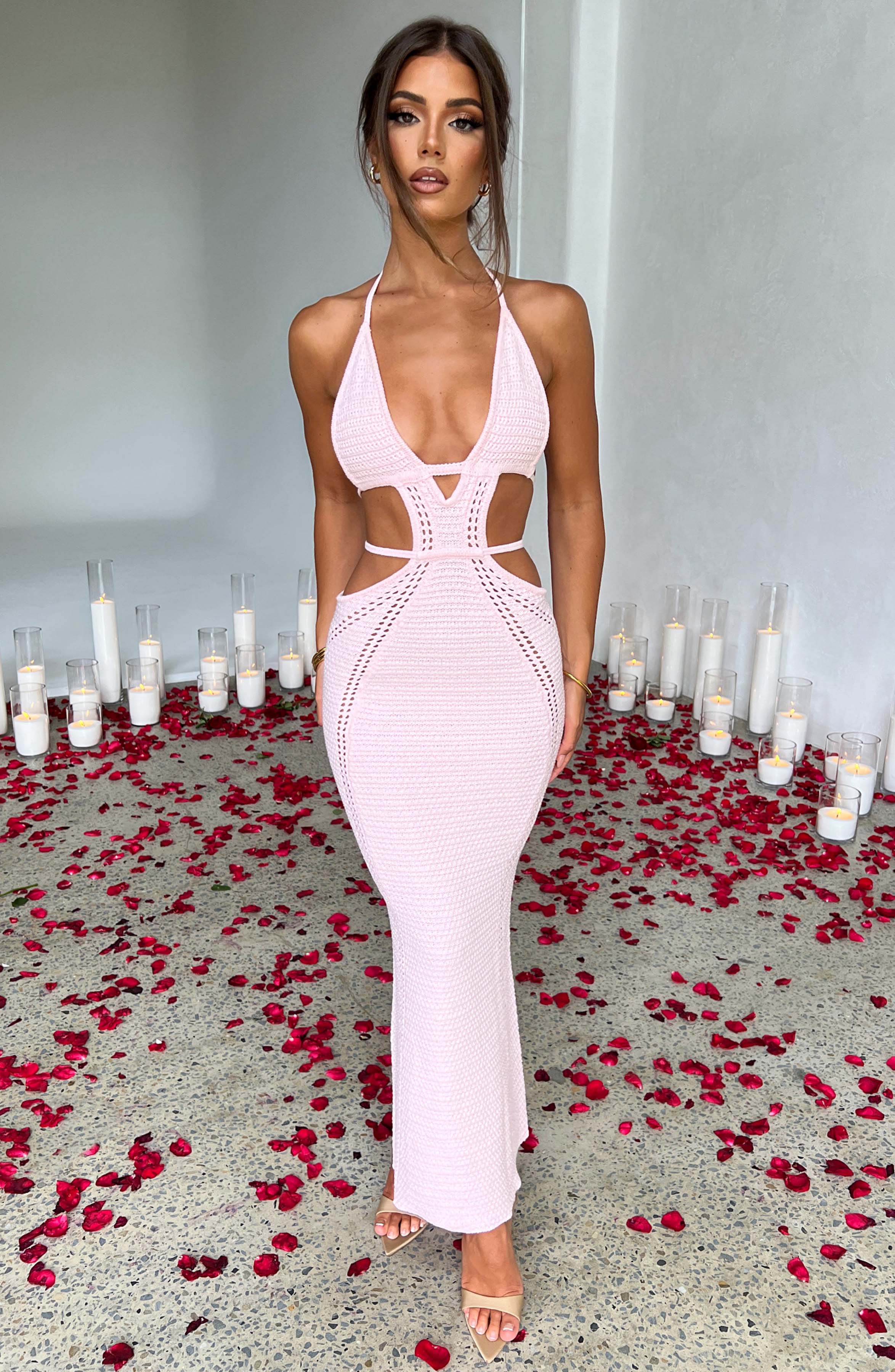 minilena Arabella Maxi Dress Blush