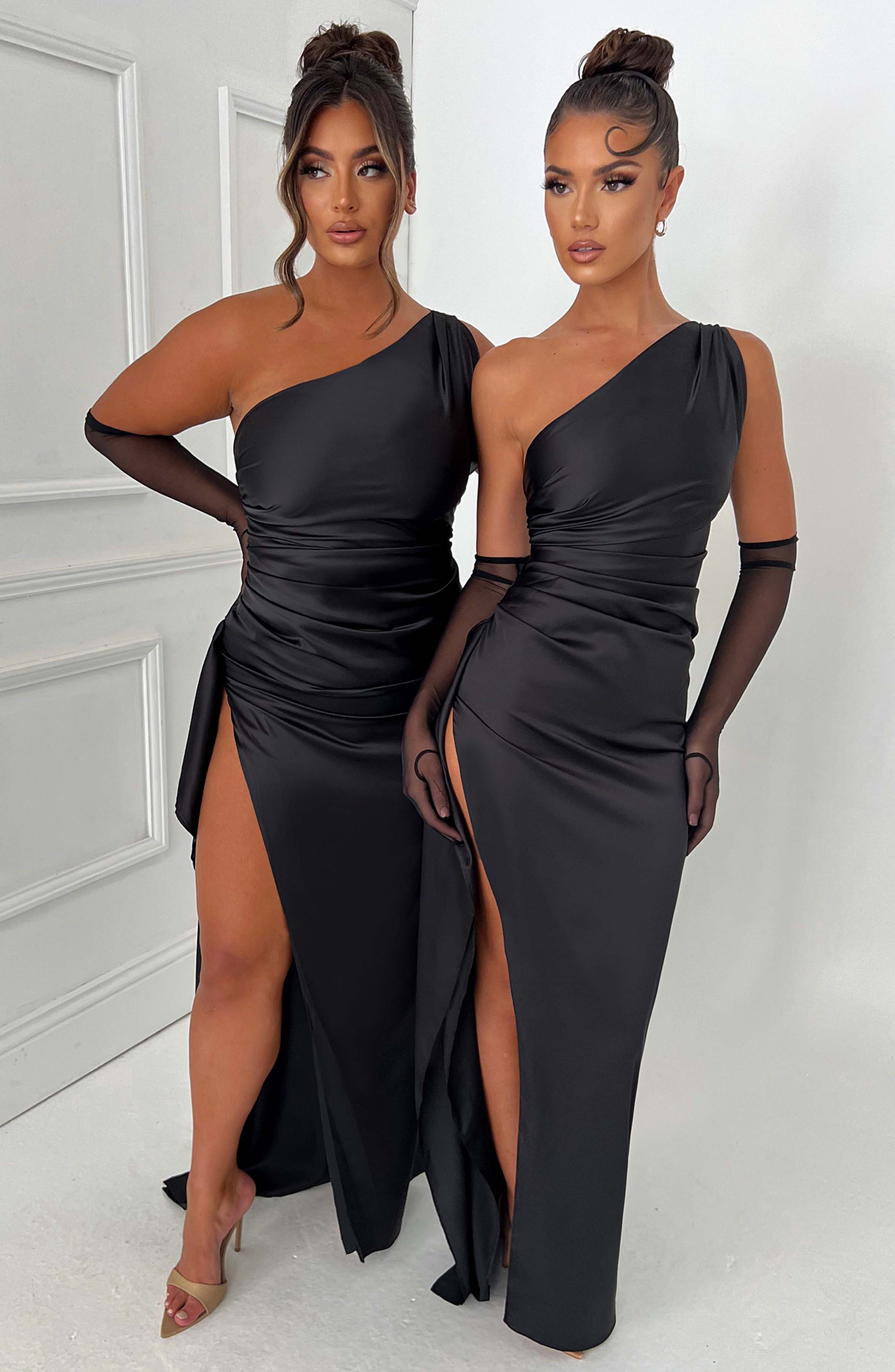 minilena Ariel Maxi Dress Black