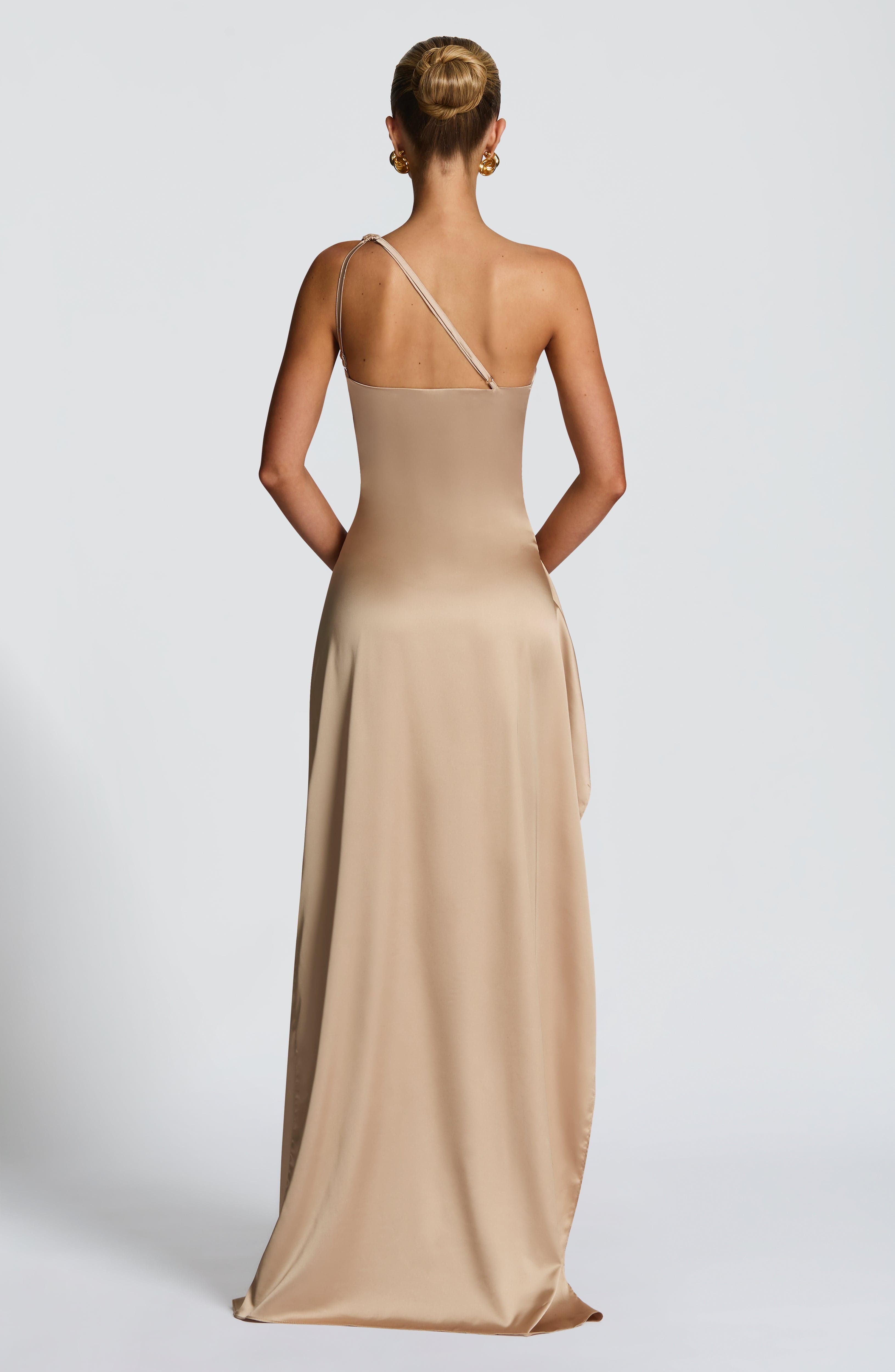 minilena Ariel Maxi Dress Champagne