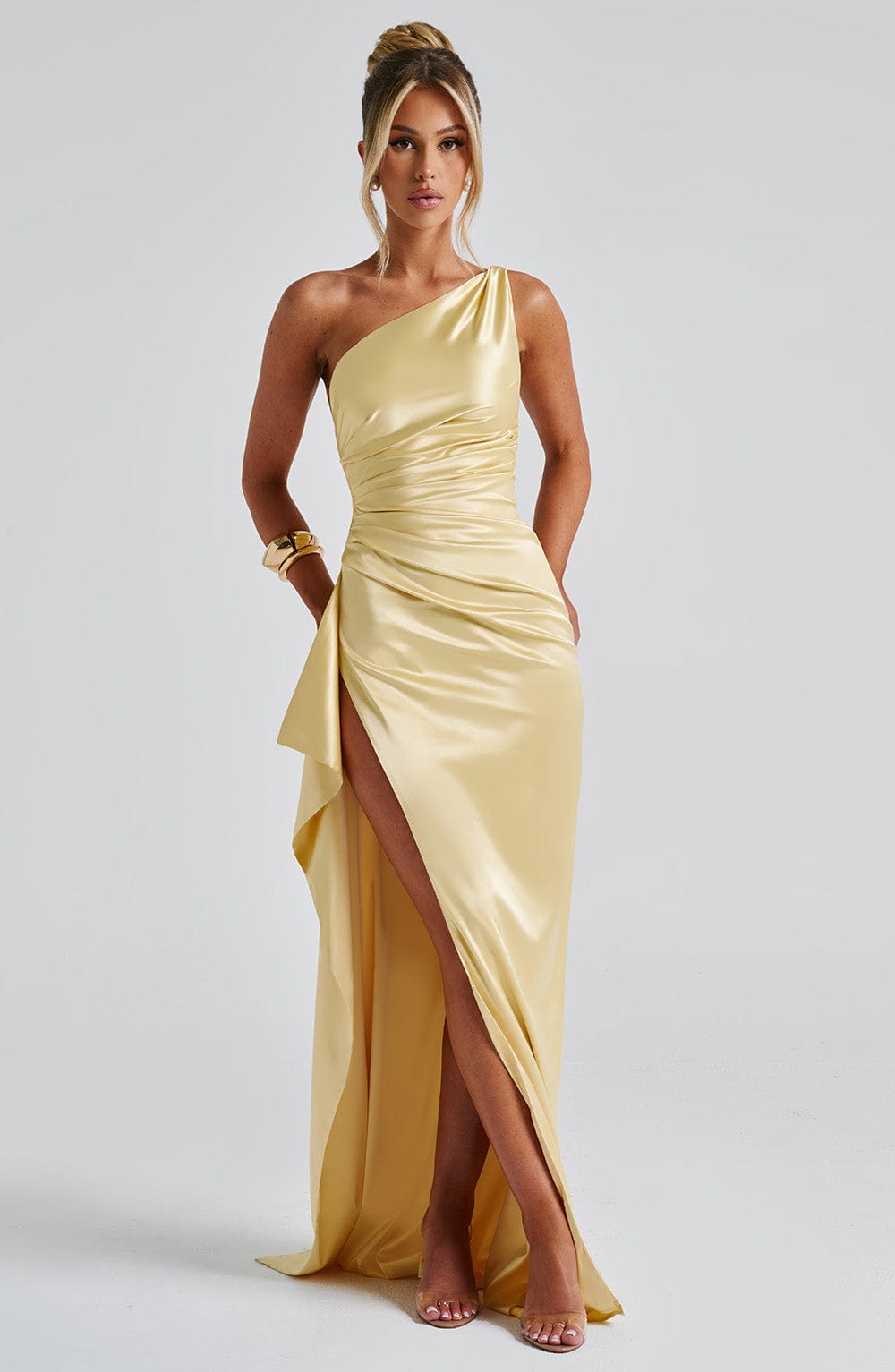 minilena Ariel Maxi Dress Lemon