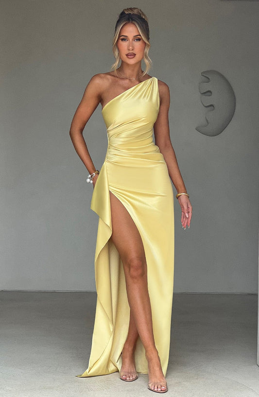 minilena Ariel Maxi Dress Lemon