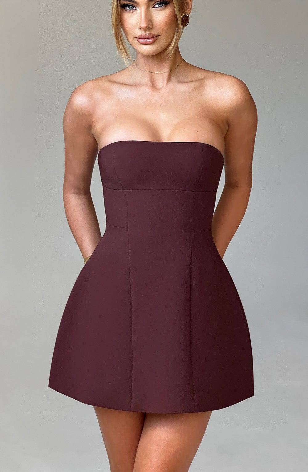 minilena Asha Mini Dress Brown