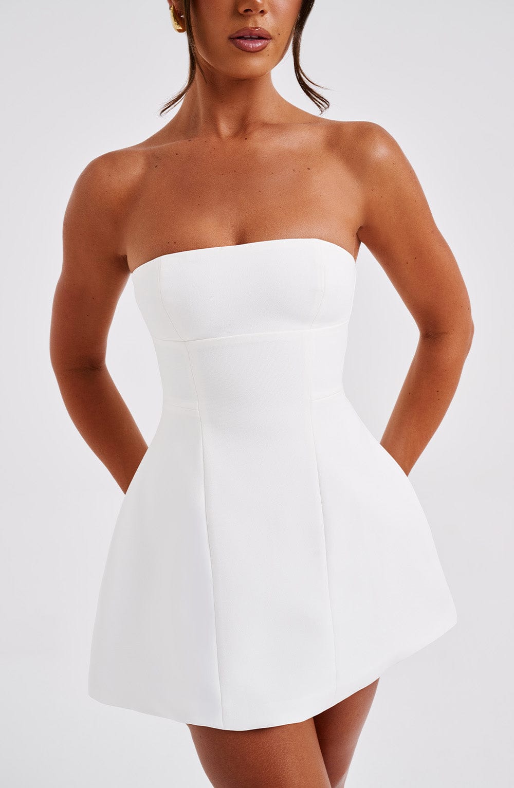 minilena Asha Mini Dress Ivory