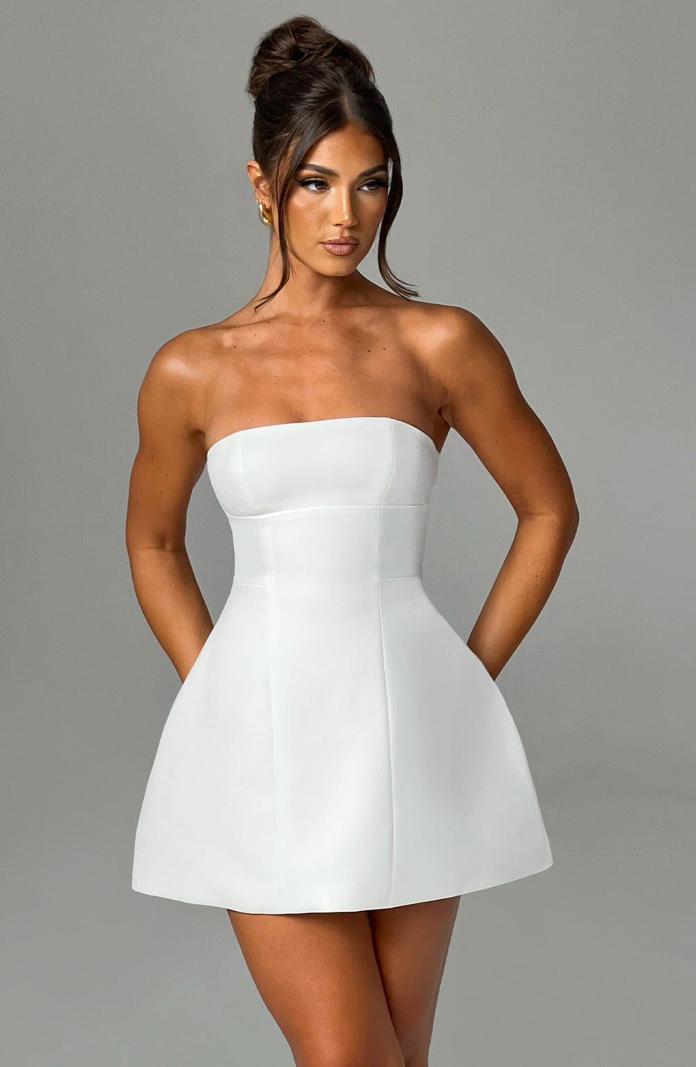 minilena Asha Mini Dress Ivory