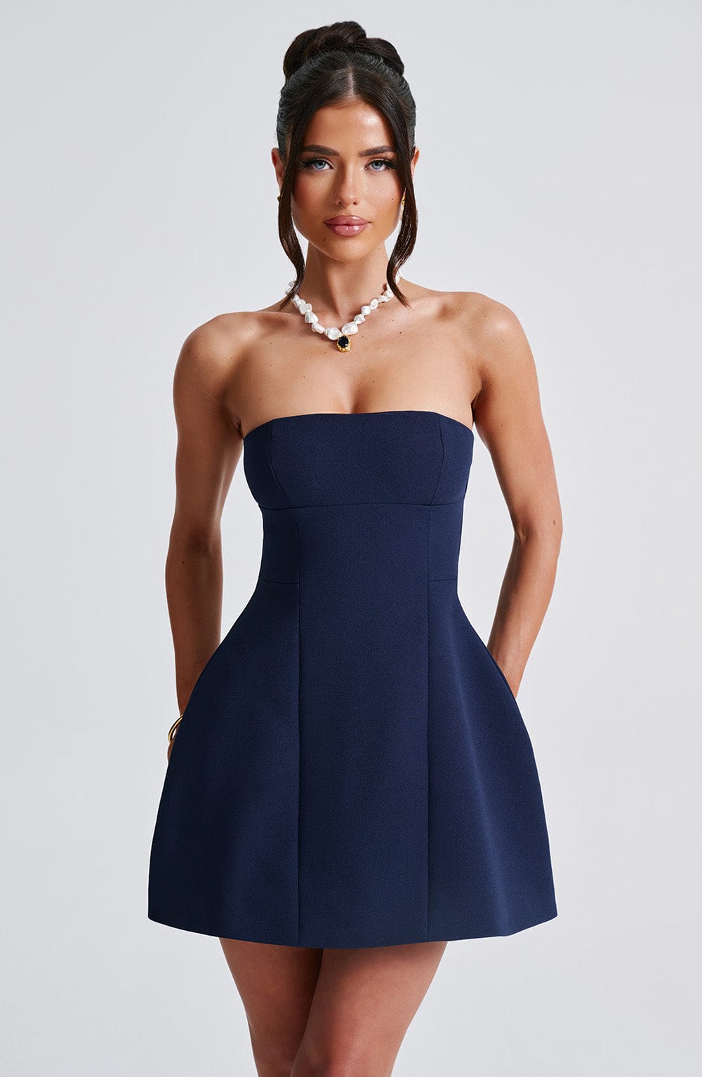 minilena Asha Mini Dress Navy