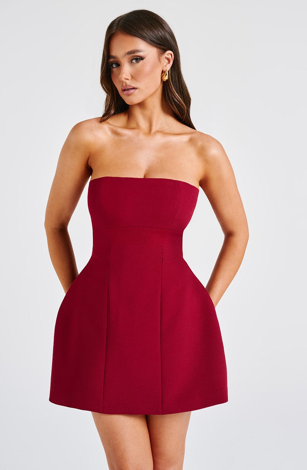 minilena Asha Mini Dress Wine
